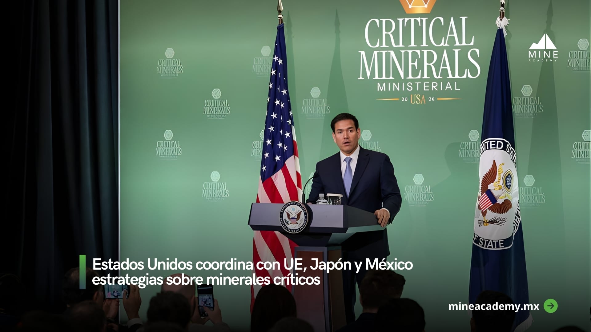 Estados Unidos coordina con UE, Japón y México estrategias sobre minerales críticos
