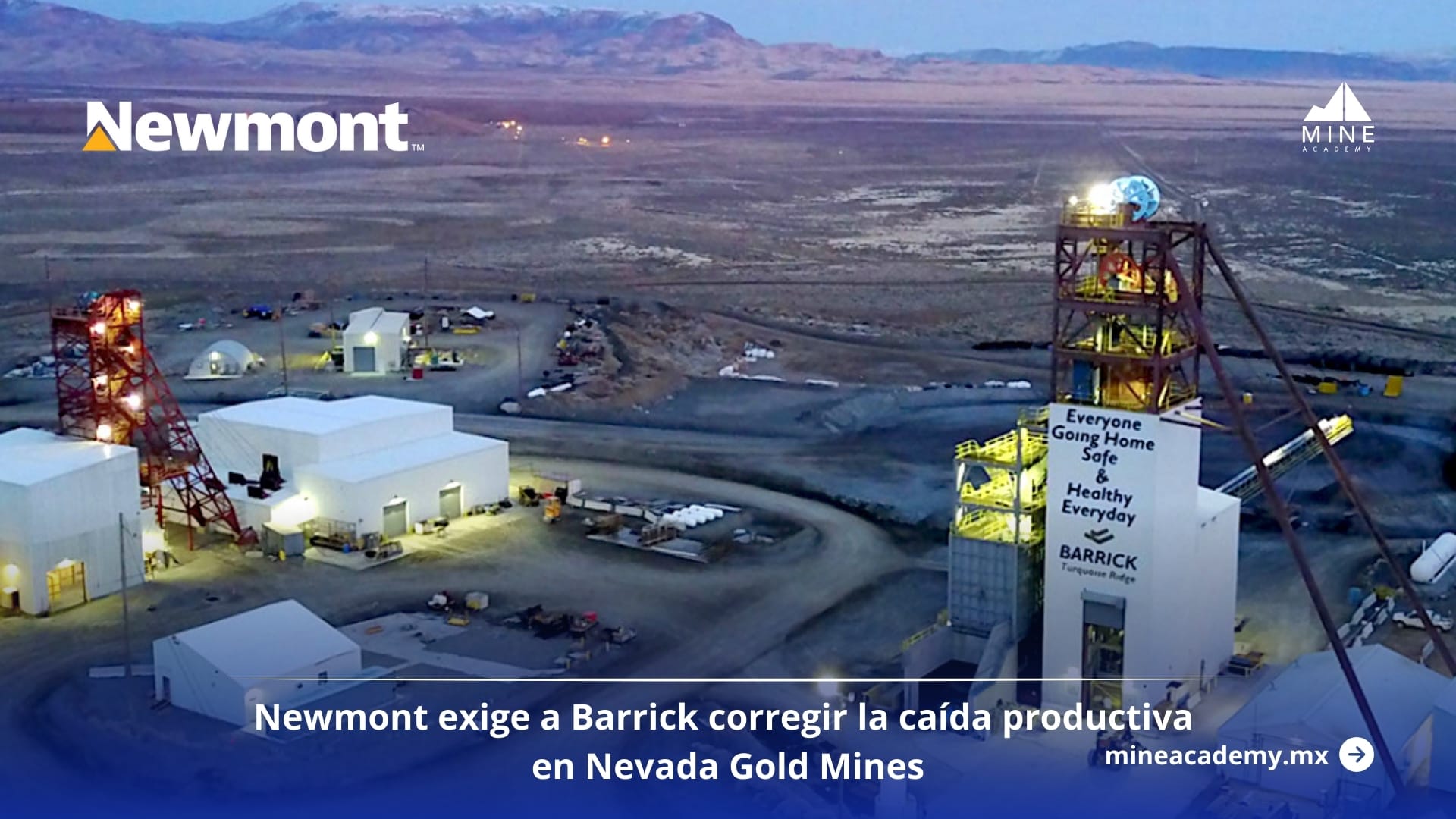 Newmont presiona a Barrick por el desempeño en Nevada antes de posible salida a bolsa
