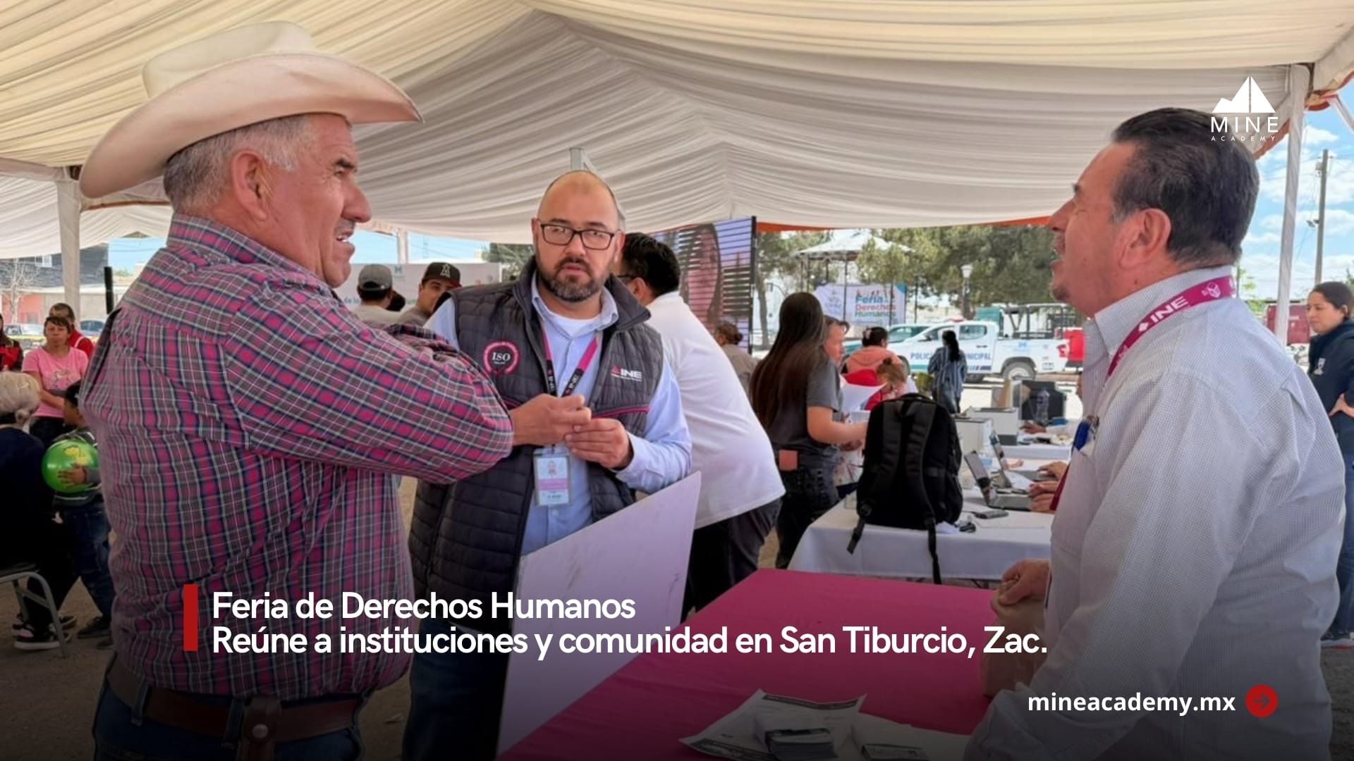 Feria de Derechos Humanos reúne a instituciones y comunidad en San Tiburcio