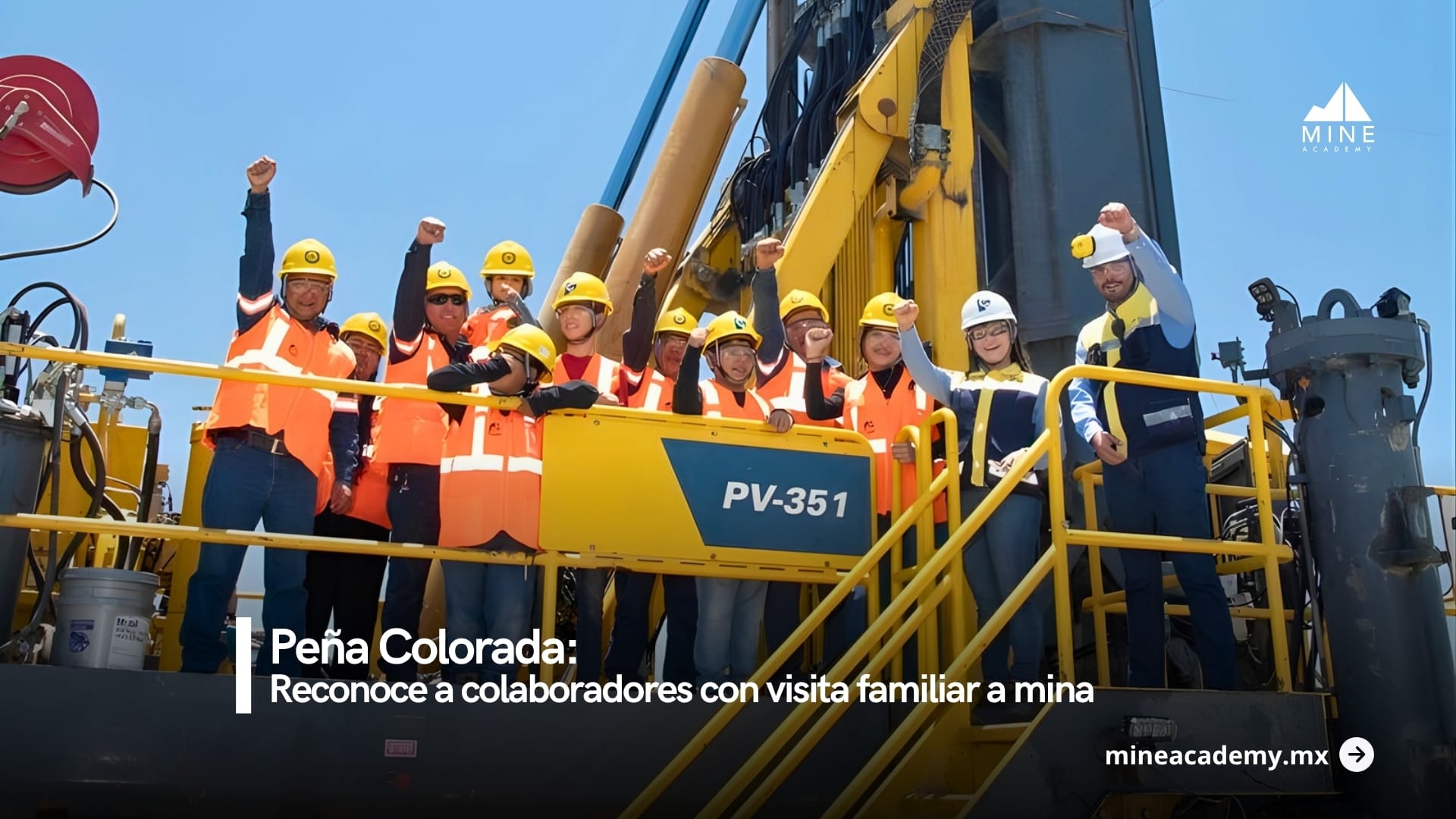 Peña Colorada abre mina a familias para reforzar cultura de seguridad