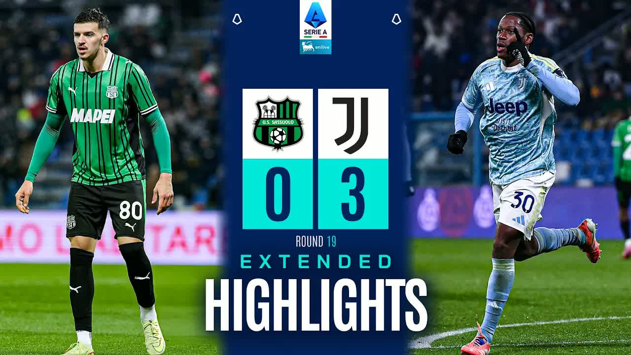 SASSUOLO-JUVENTUS 0-3 | EXTENDED HIGHLIGHTS | SERIE A 2025/26