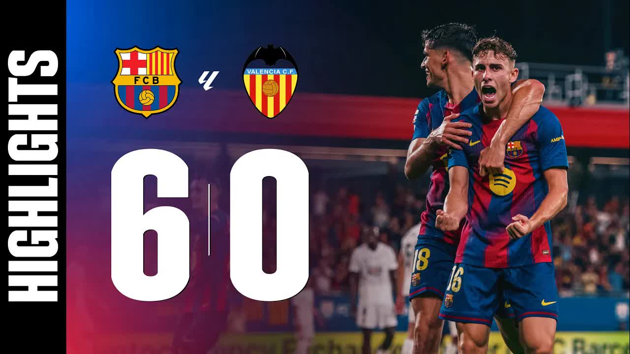 FC BARCELONA 6 vs 0 VALENCIA | LALIGA 2025/26 MD04 🔵🔴