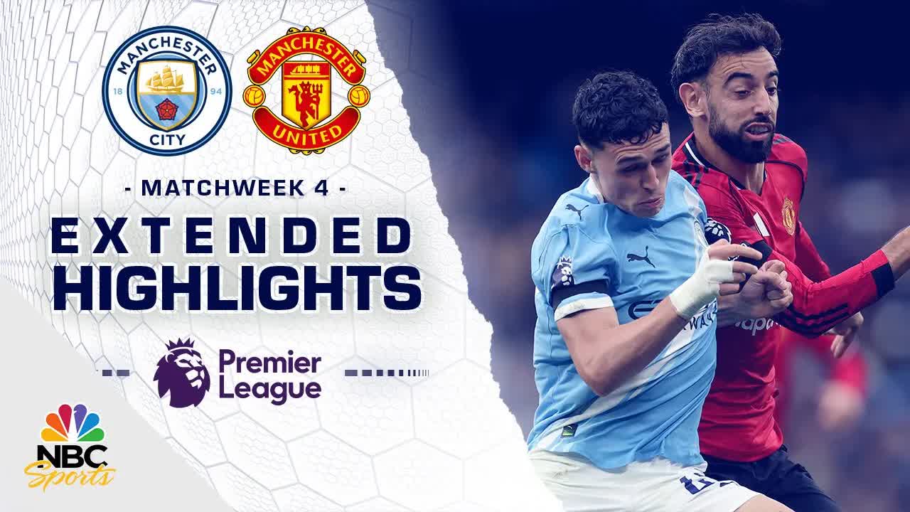 Manchester City v. Manchester United | PREMIER LEAGUE HIGHLIGHTS | 9/14/2025 | NBC Sports
