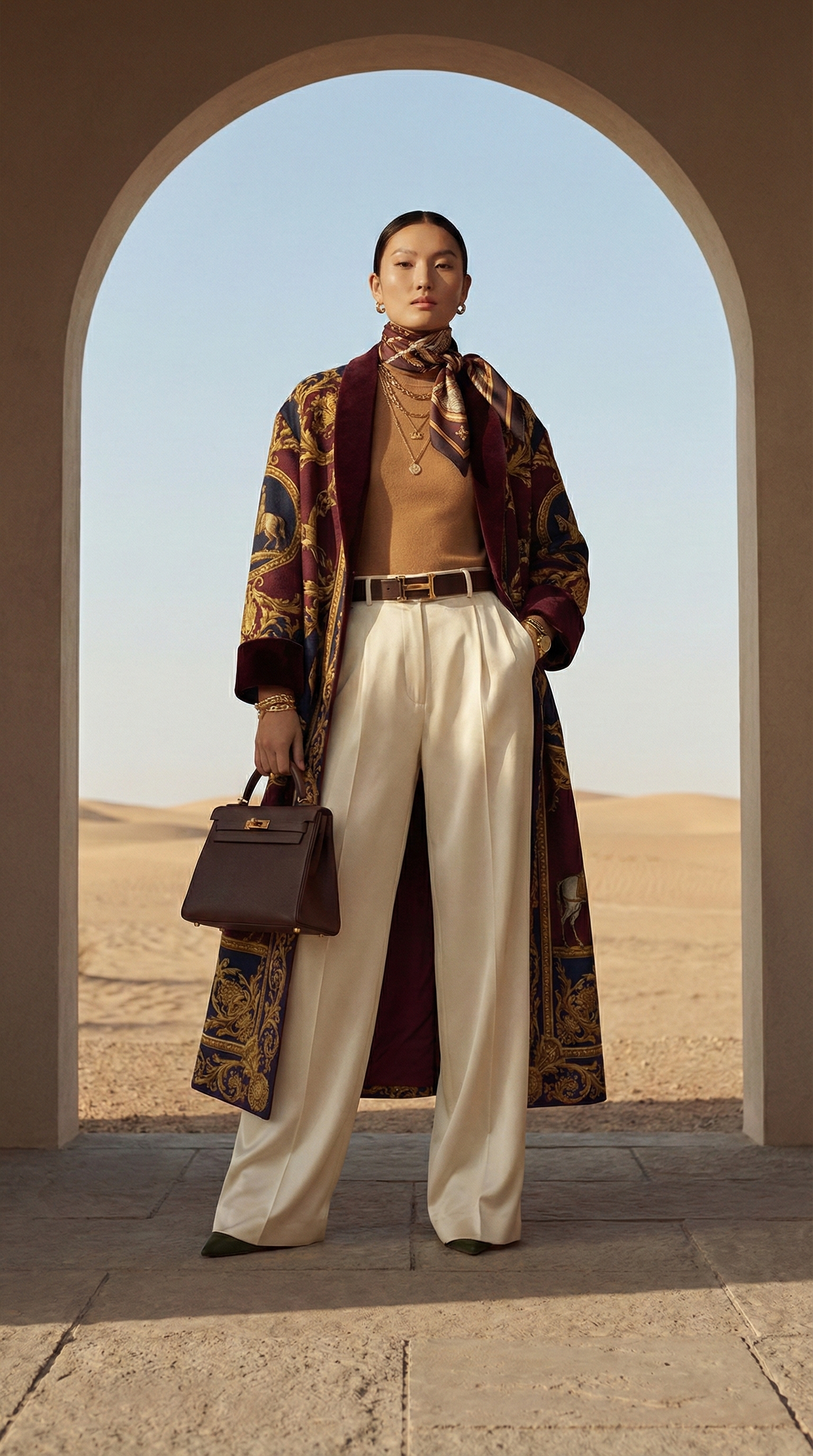 Virtual try-on portrait