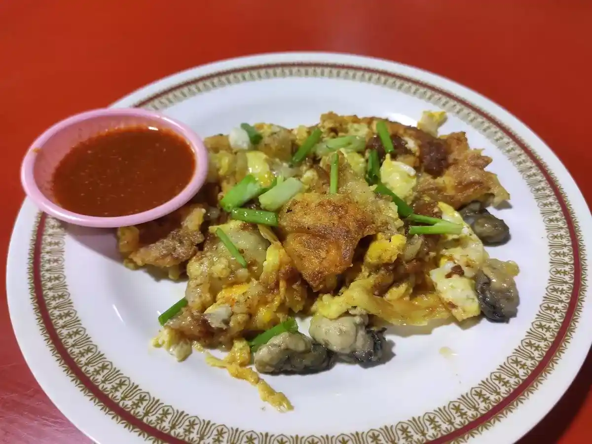 Xin Xin Famous Fried Oyster: Fried Oyster Omelette