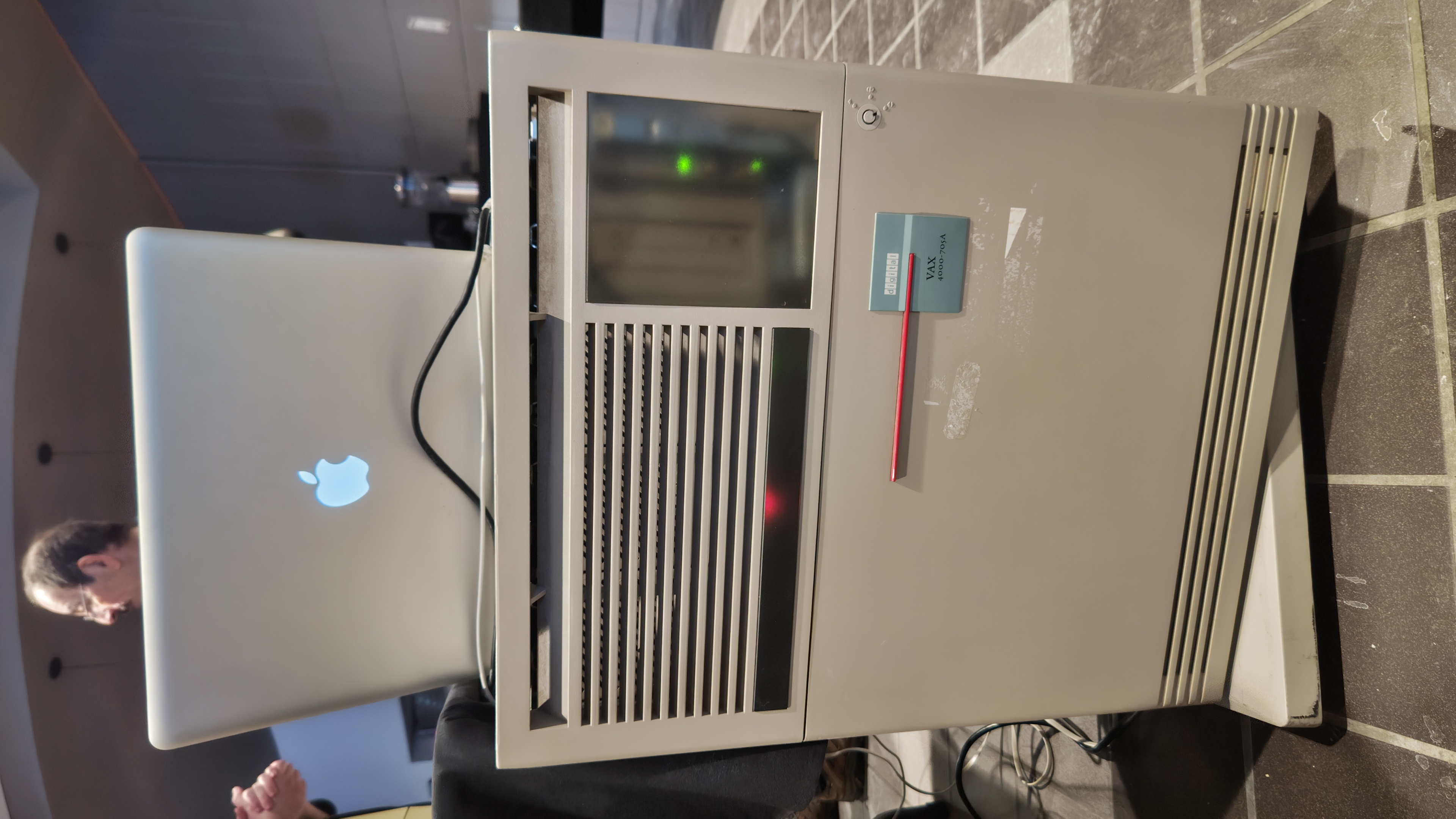 A Digital VAX 4000-705A at the VCF Montreal vintage computing exhibition