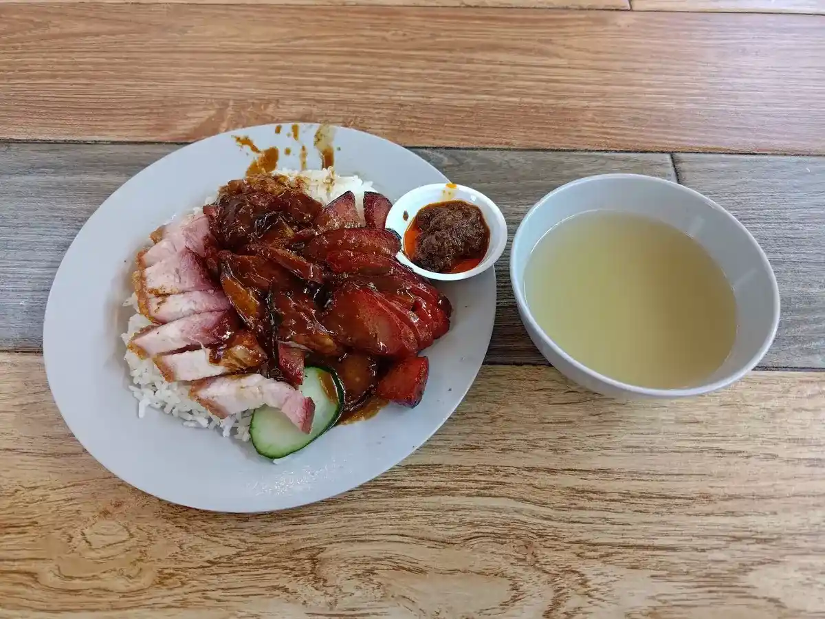 Master Choy Roasted Delights: Char Siew, Siu Yuk, Roast Sausage Rice & Soup