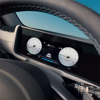 Painel de instrumentos digital e colorido