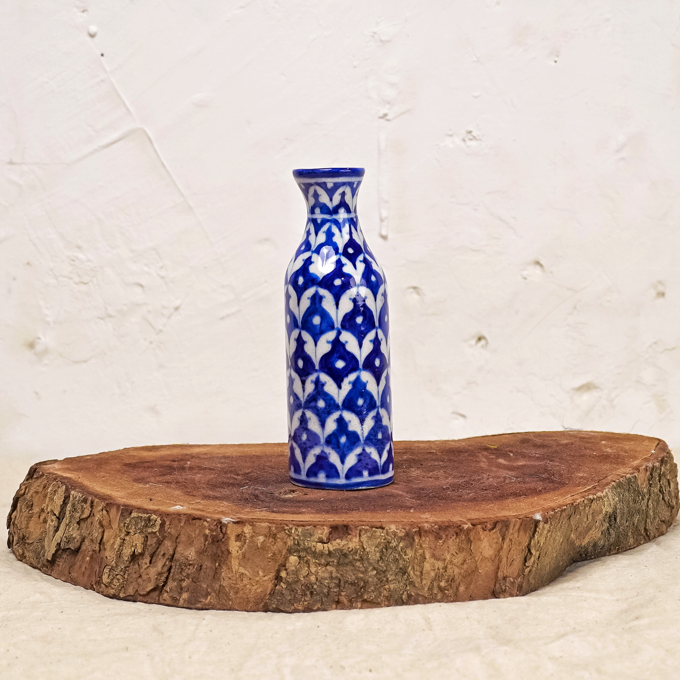 Blue Pottery Sapphire Vase