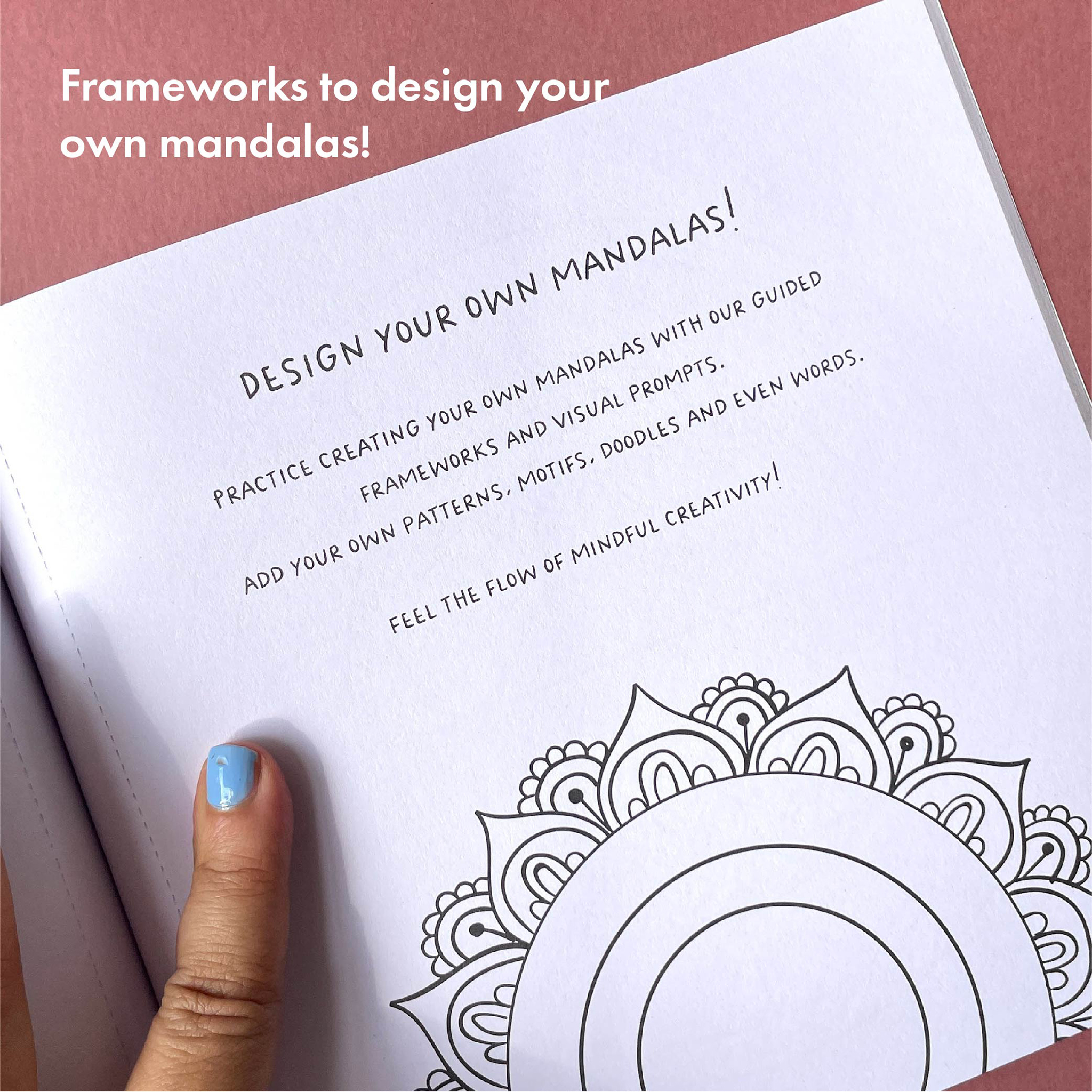 Mindfulness with Mandalas Colouring Book | Calming | 60 Designs | 7.5 x 7 inches thumbnail 3