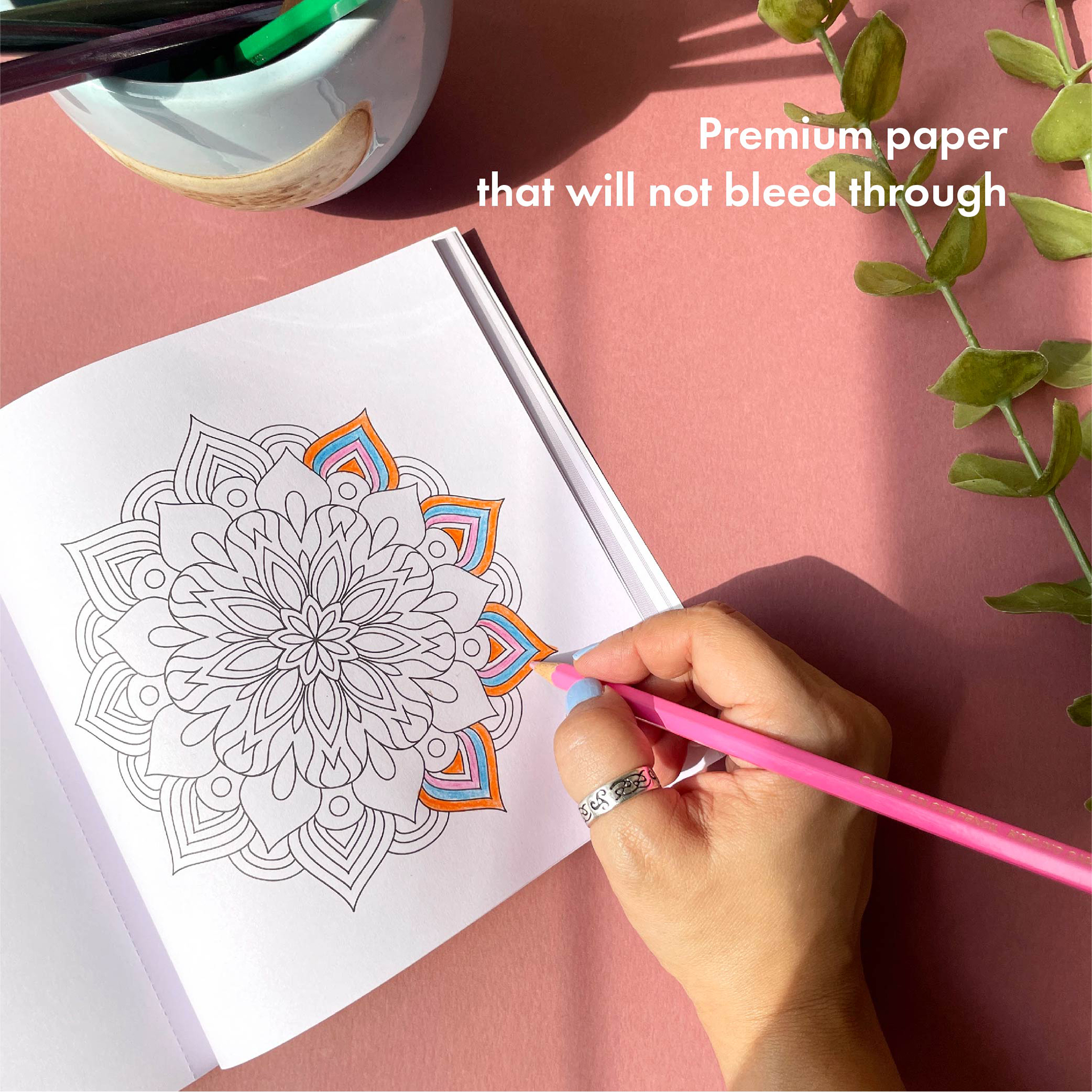 Mindfulness with Mandalas Colouring Book | Calming | 60 Designs | 7.5 x 7 inches - alternate view