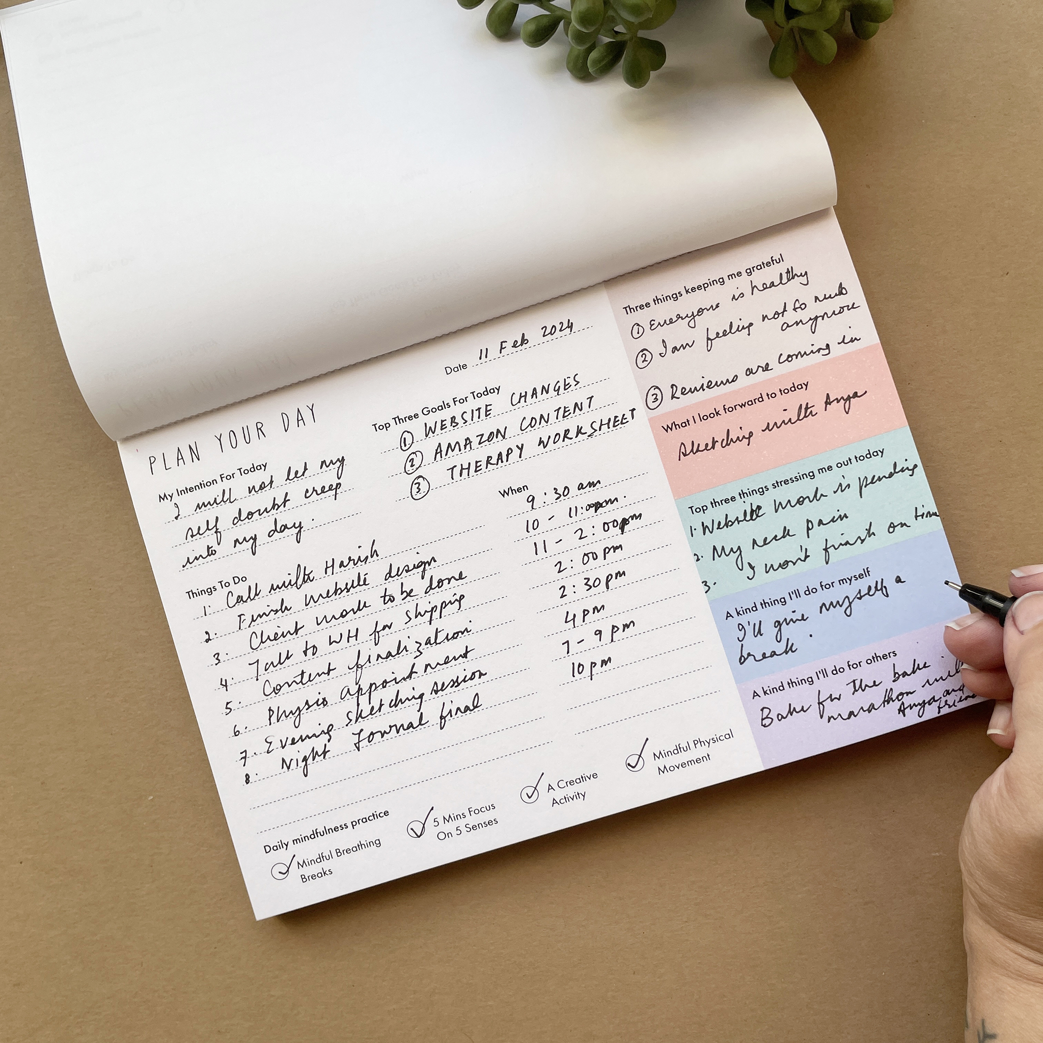 The Daily Planner | A5 Size | 75 Sheets | To Do List & Day Planner thumbnail 3