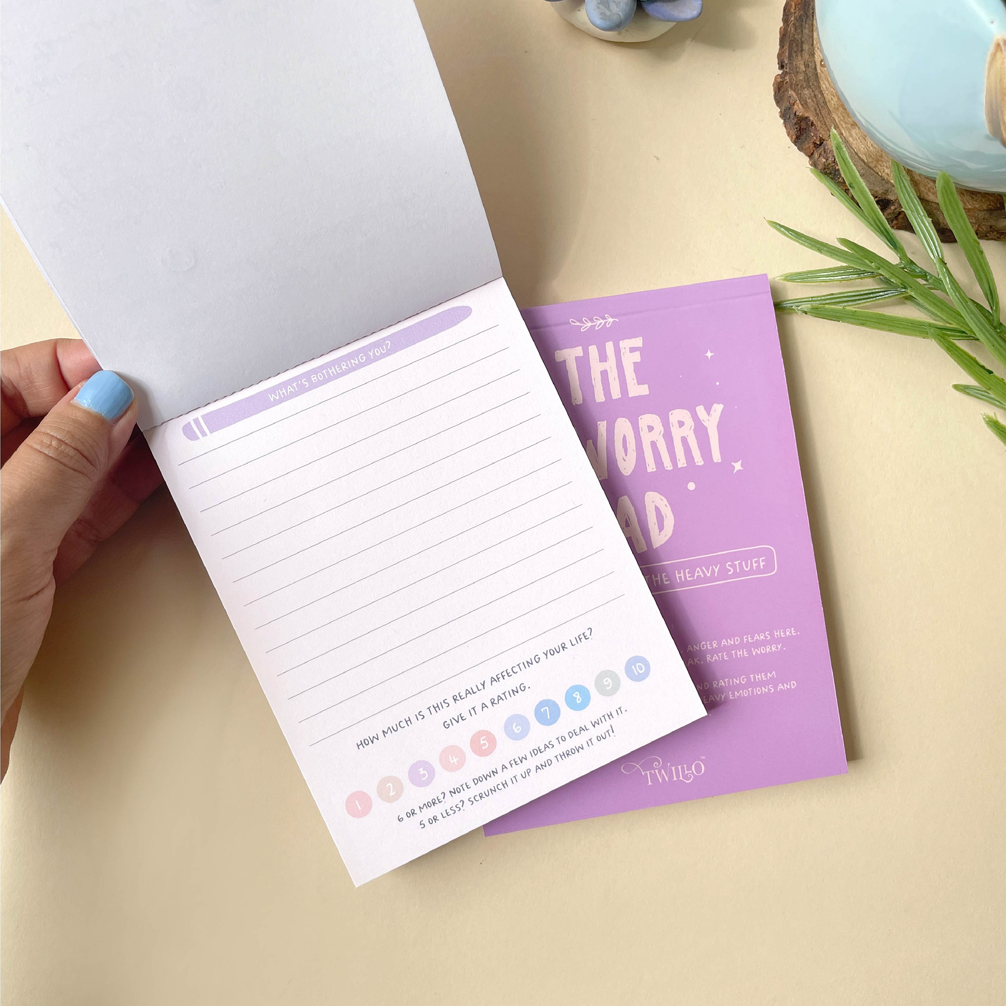 The Unworry Pad: Journal to Stop Overthinking | 50 Tearable Sheets |  14.5 cm x 10.5 cm thumbnail 4