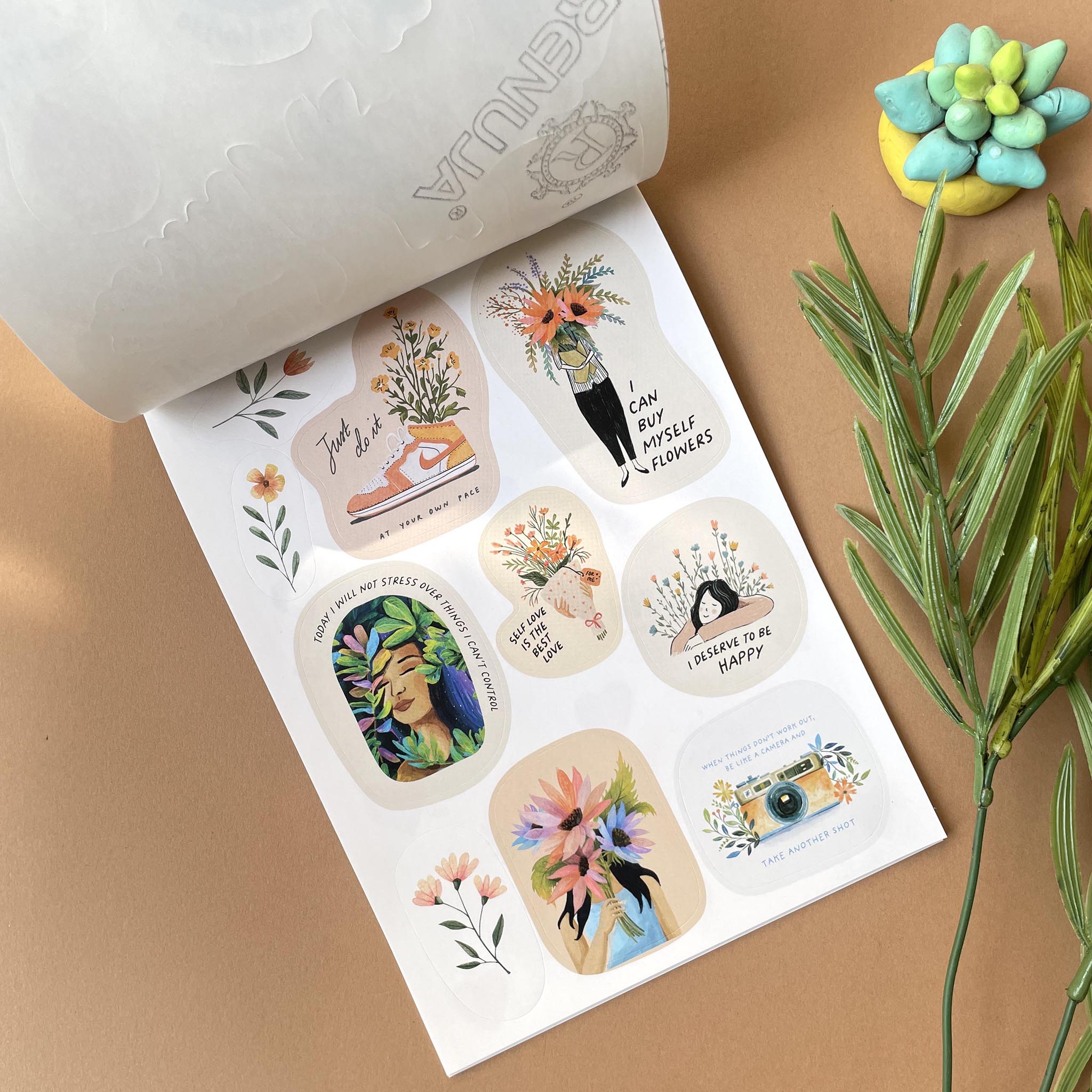 The Wholesome Sticker Book | 100+ Stickers | 15 x 21.5 cm thumbnail 4