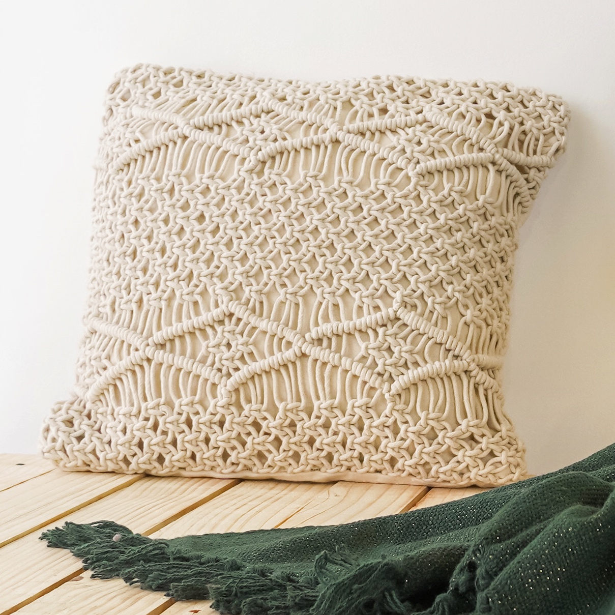 Nazar Macrame Cushion Cover