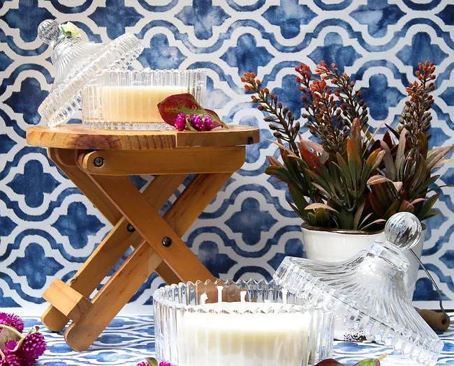 Temple Jar Crystal Candle - alternate view