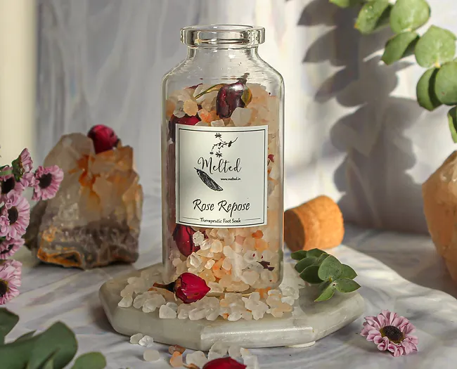 Rose Repose Body & Foot Soak | Relaxing & Nourishing | At Home Spa - alternate view