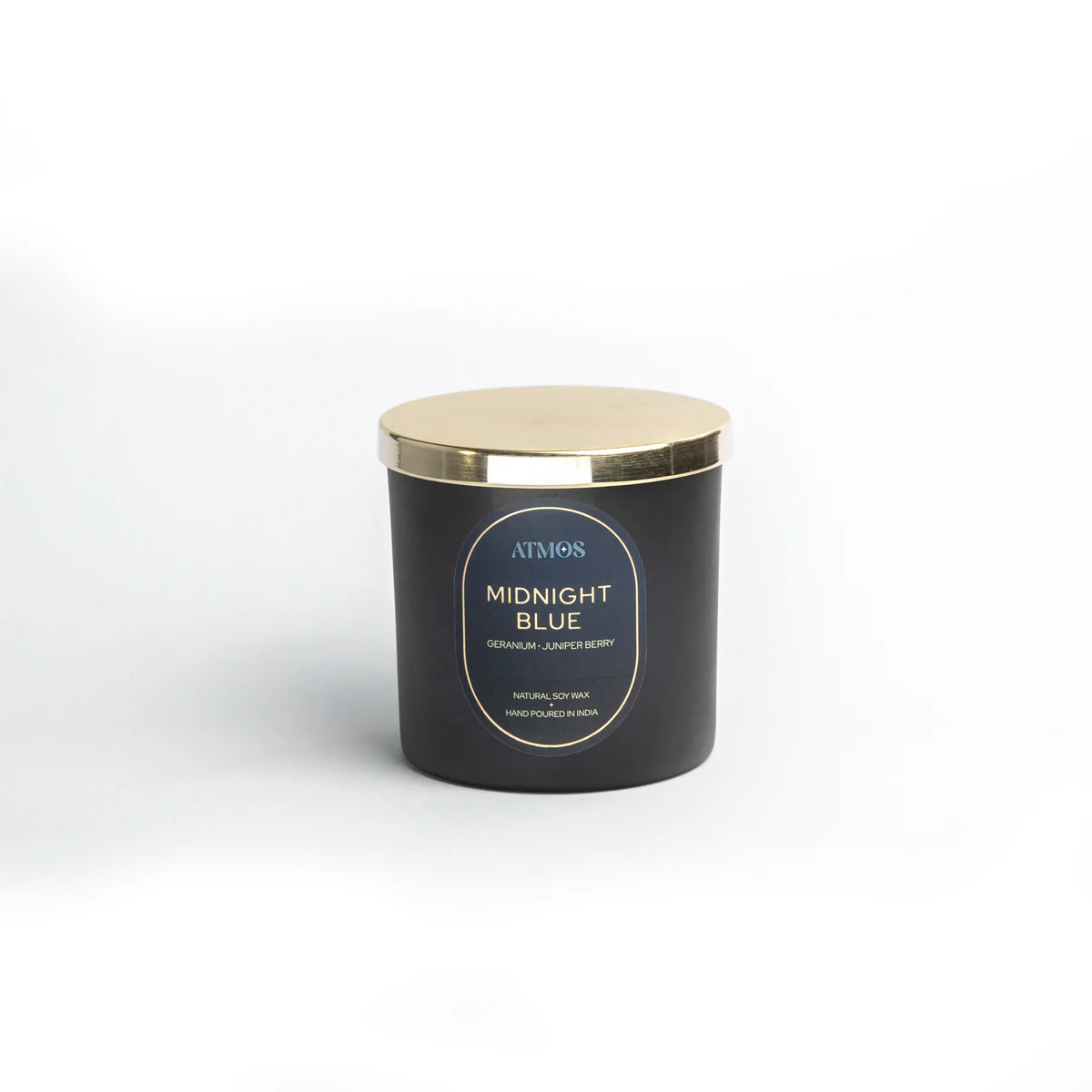 Midnight Blue Three Wick Jar Candle | 100% Natural Soy Wax | 400ml