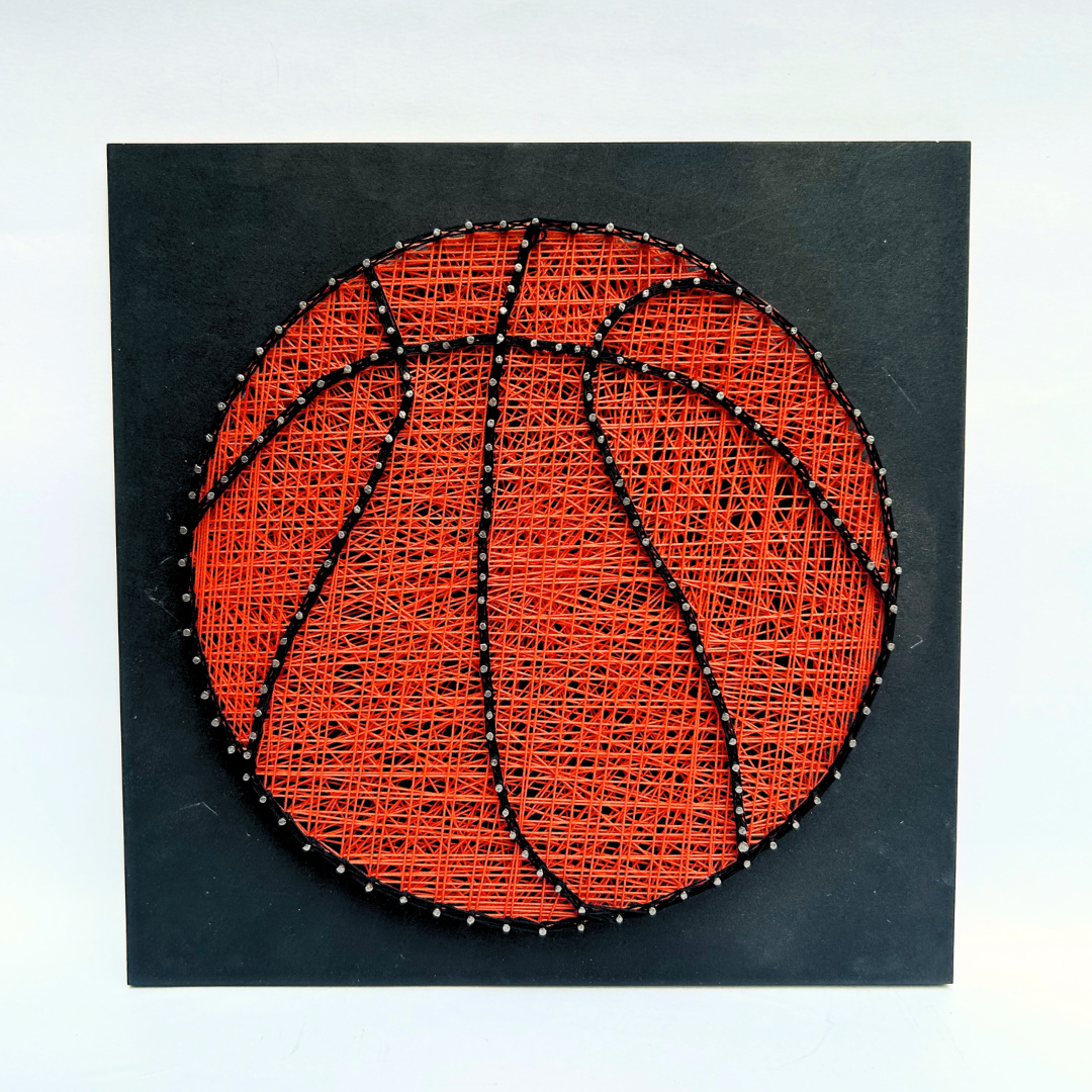 B-Ball Hoops String Art