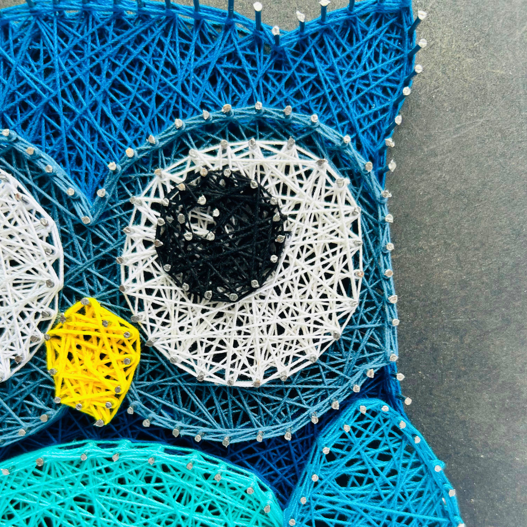 Wise Owl String Art thumbnail 3