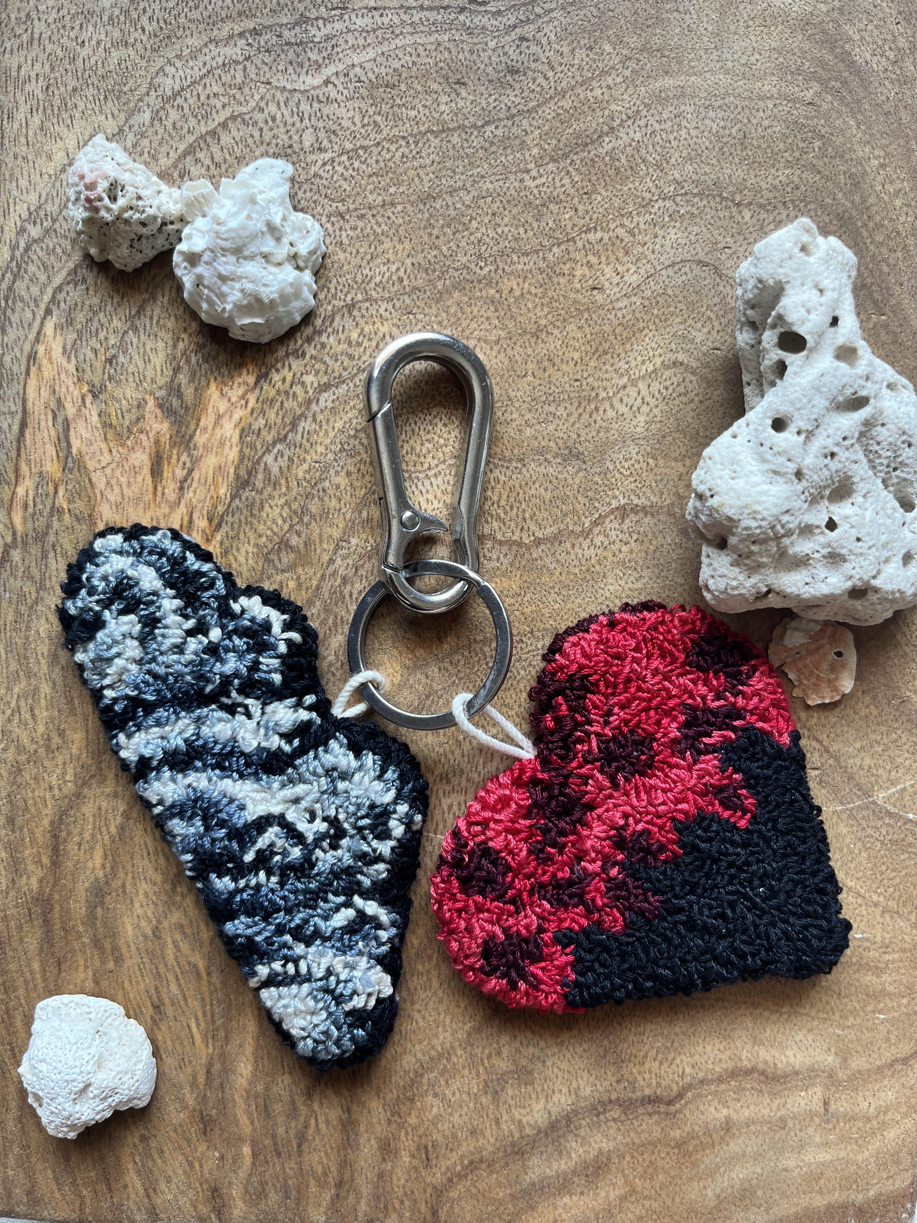 Melting Heart on Cloud Bag Charm - alternate view