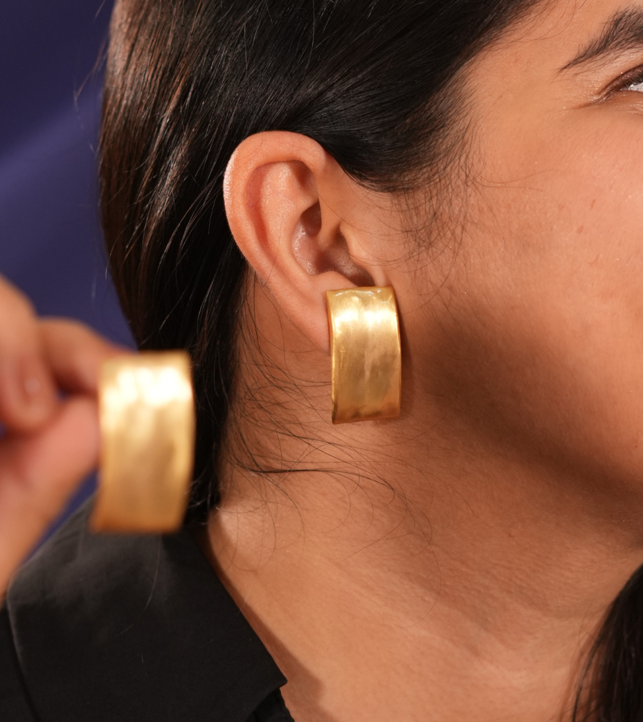 Cara Studs | 18k Gold Plated