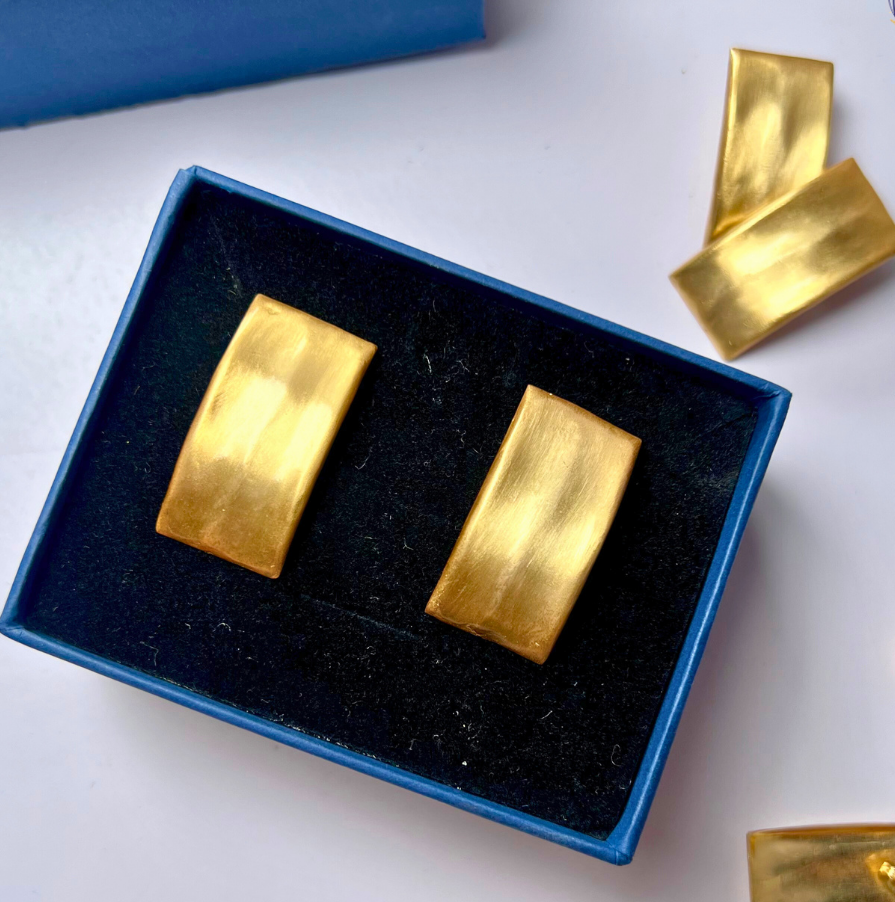 Cara Studs | 18k Gold Plated thumbnail 3