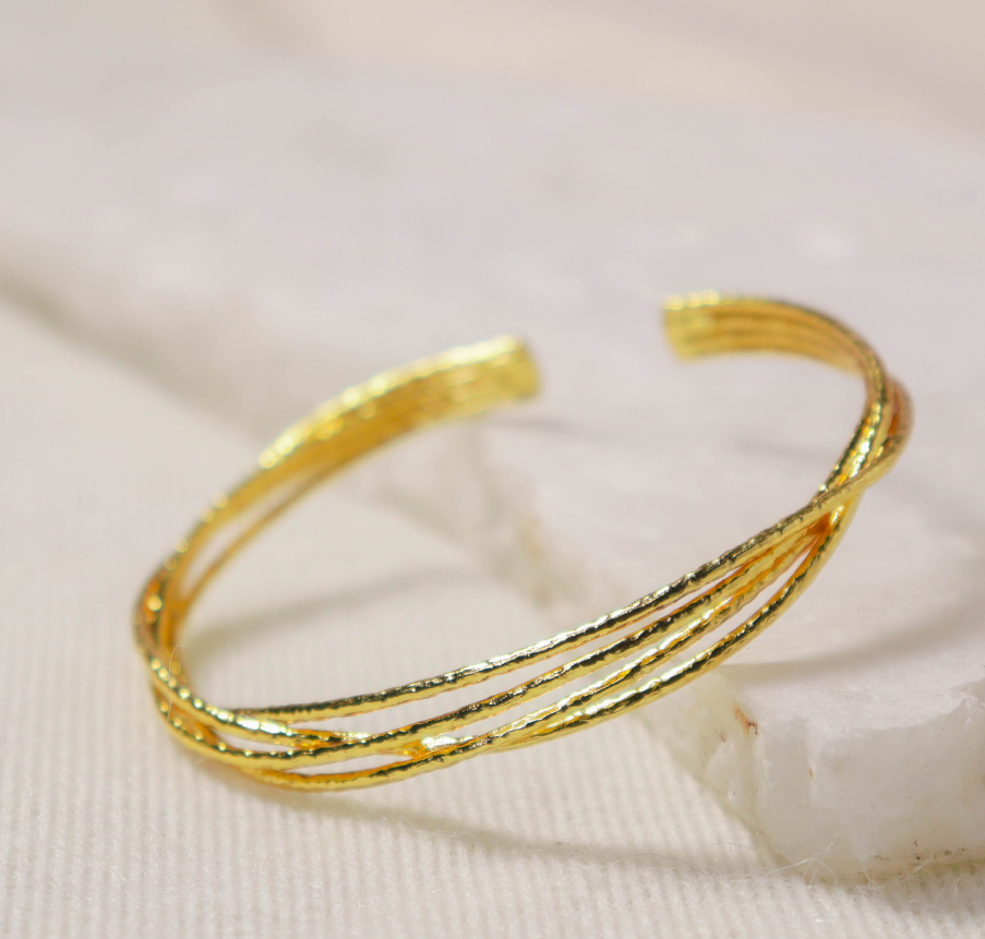 Serenity Gold Cuff thumbnail 3