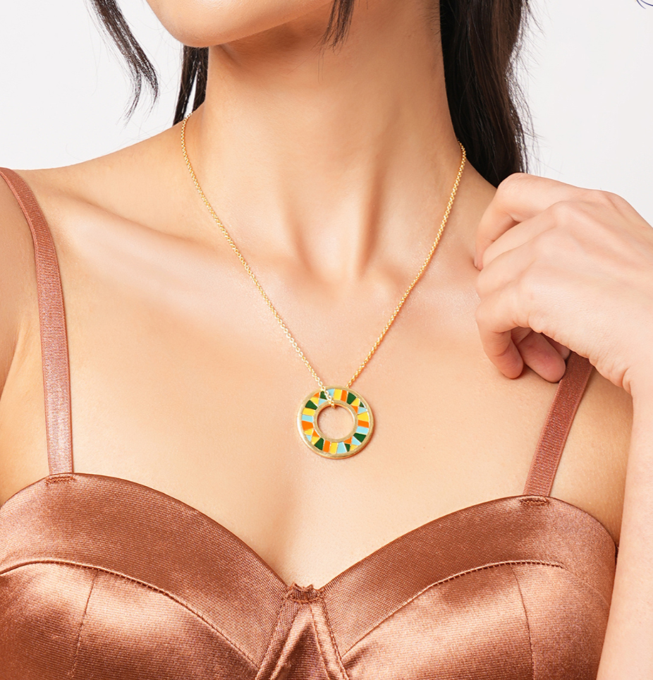 Orbit Necklace | 18k Gold Plated