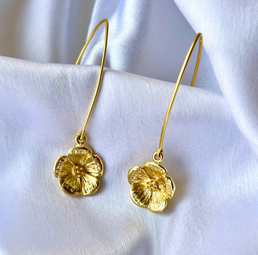 Ira Danglers | 18k Gold Plated