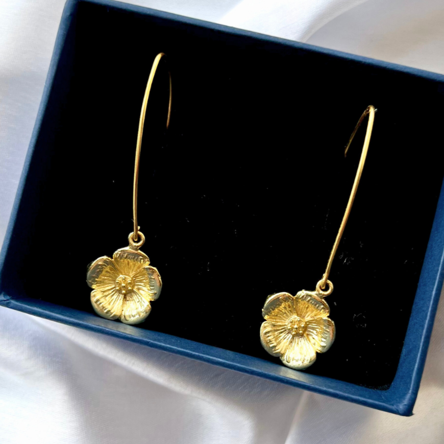 Ira Danglers | 18k Gold Plated thumbnail 3