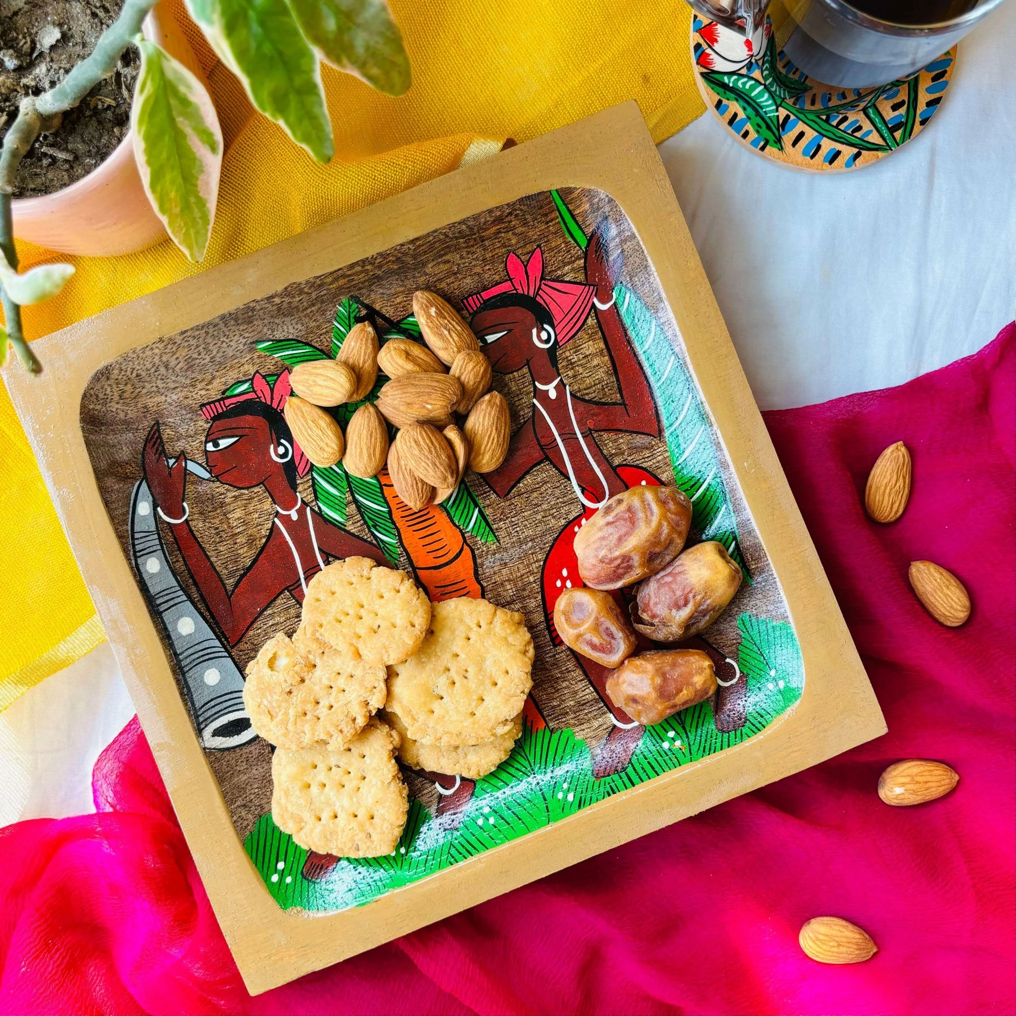 Jashn Square Wooden Platter thumbnail 2