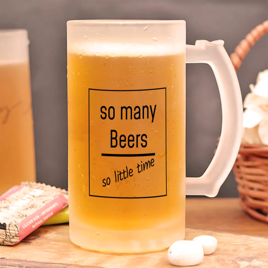 So Many Beers 2.0 Frosted Printed Beer Mug | 500ml