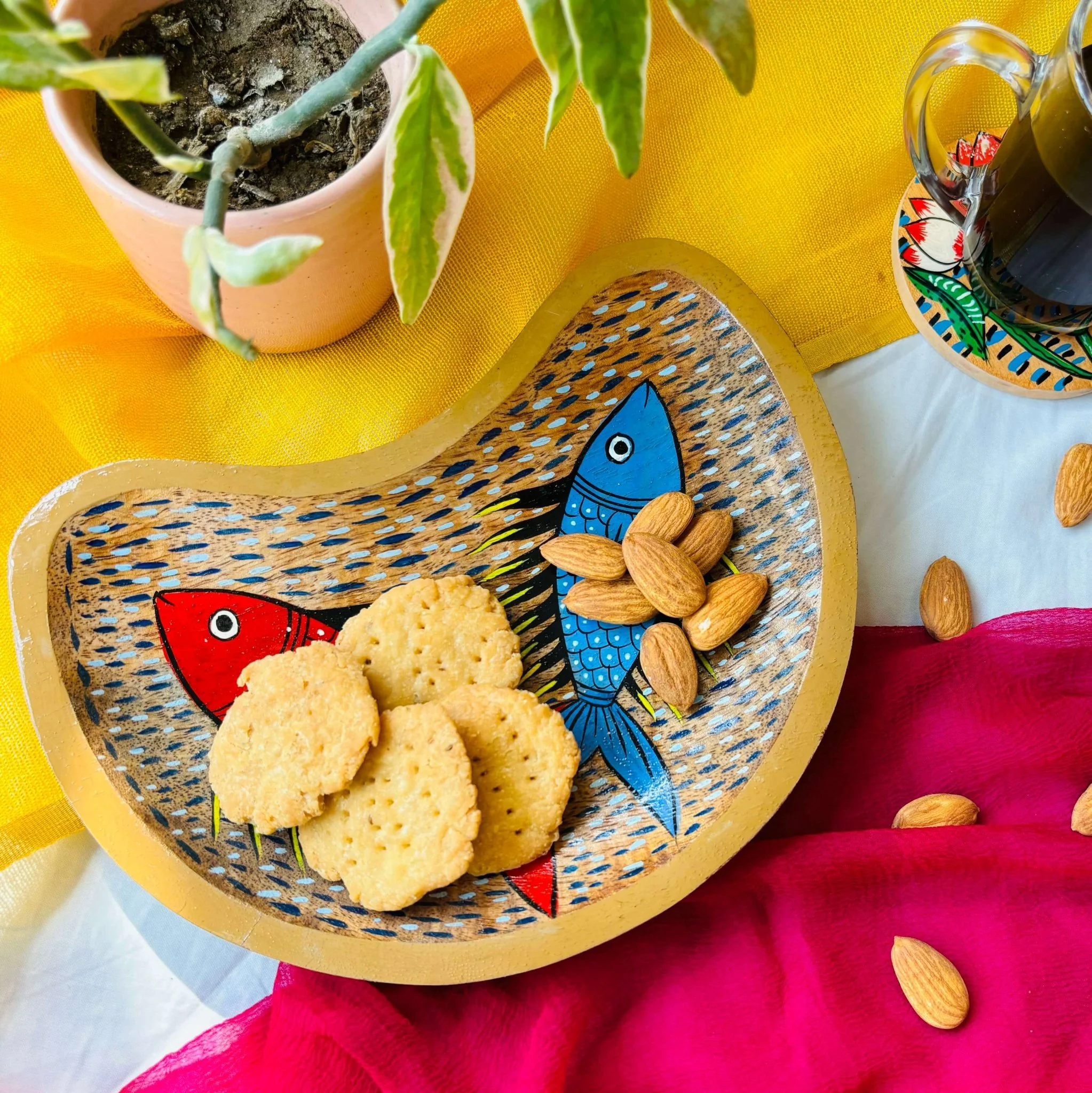 Dhara Moon Wooden Platter  thumbnail 2