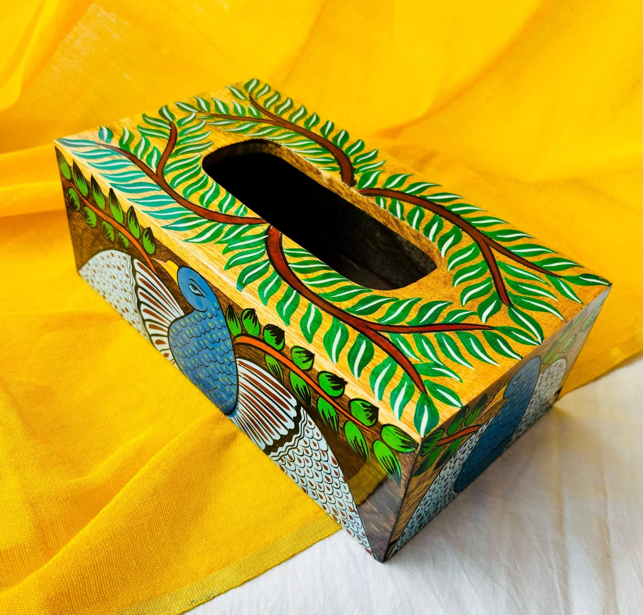 Maya Wooden Tissue Paper Holder | Tissue Box  thumbnail 3