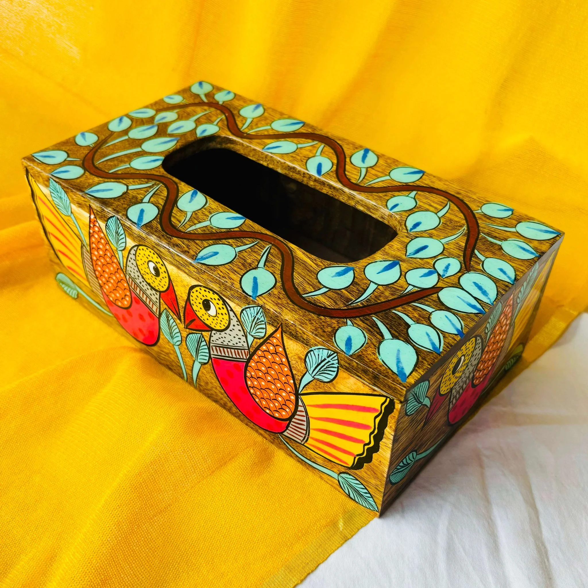 Parinda Wooden Tissue Paper Holder | Tissue Box  thumbnail 3