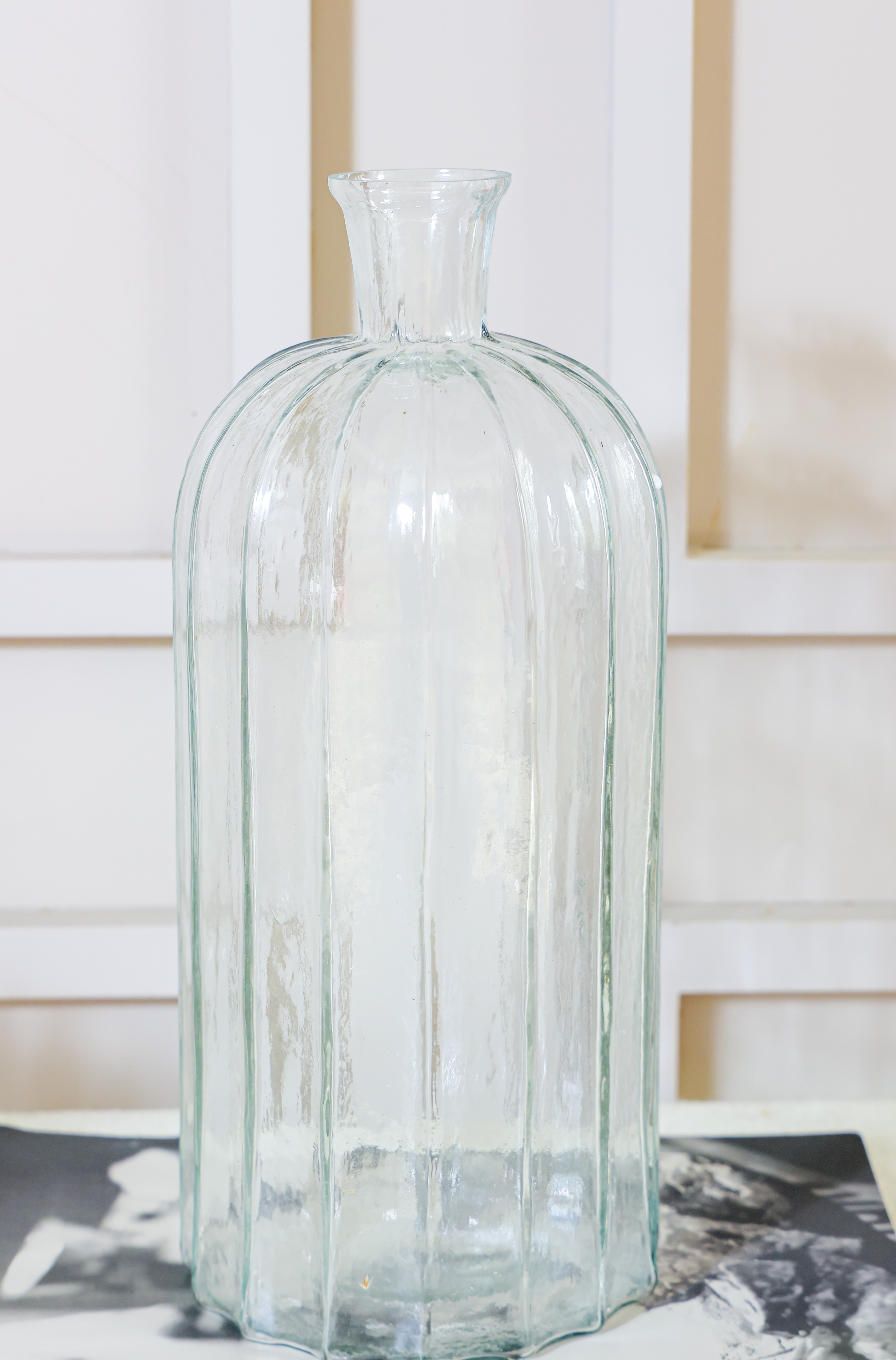 Transparent Crystal Glass Vase