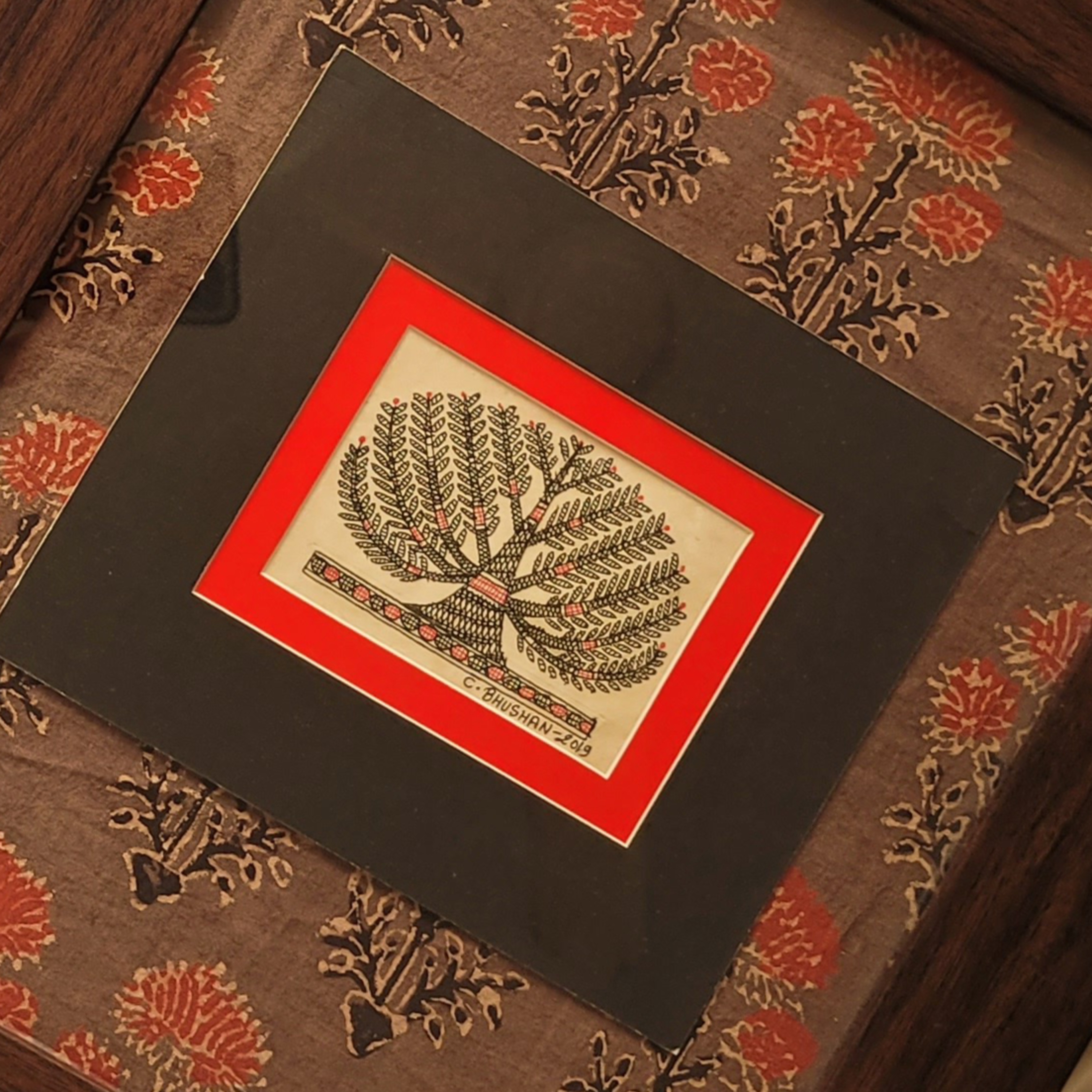 Kalamkari Frames | Set of 2 thumbnail 3