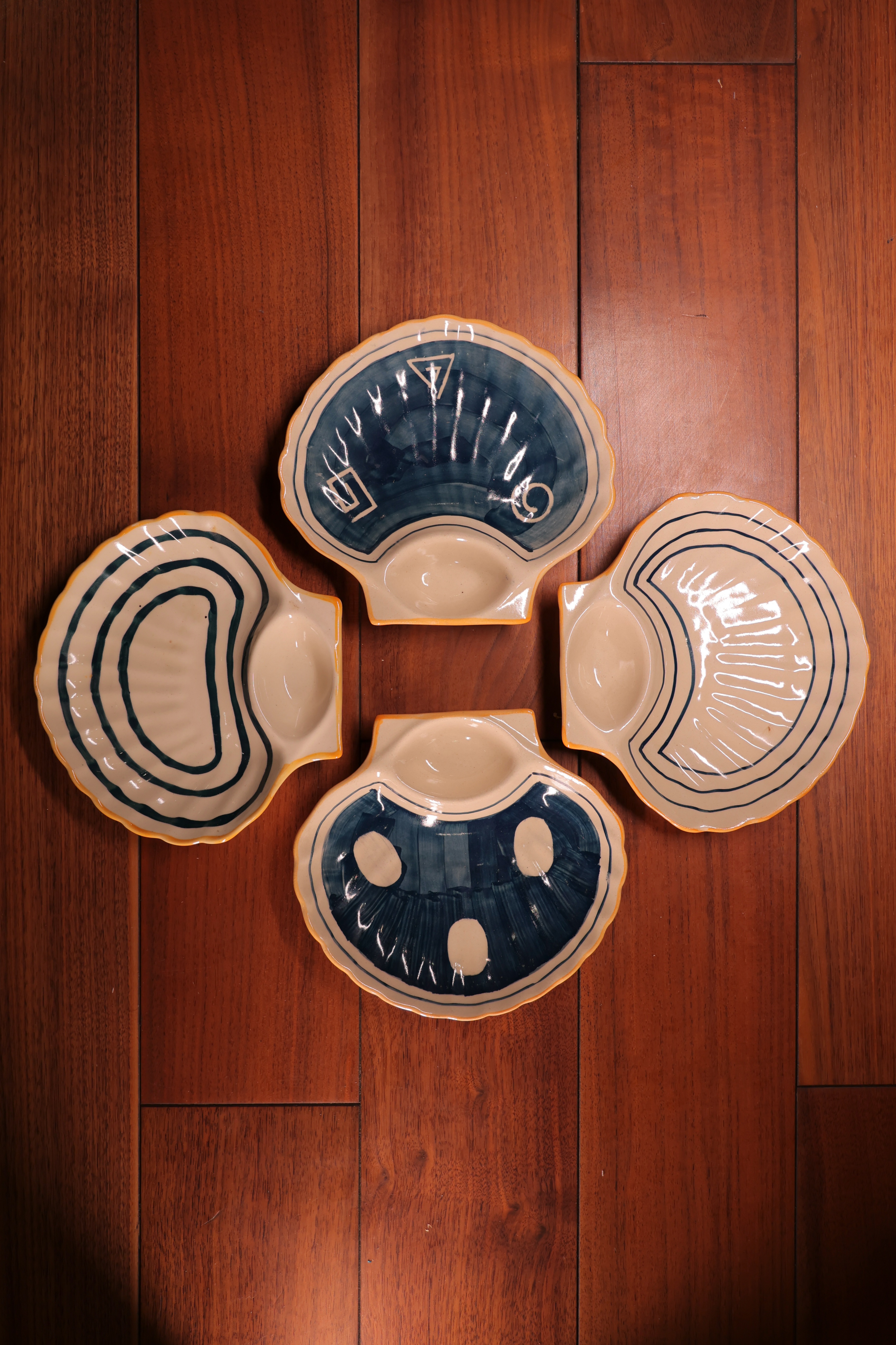 Seashell Serving Platters - Set of 4 | Serveware