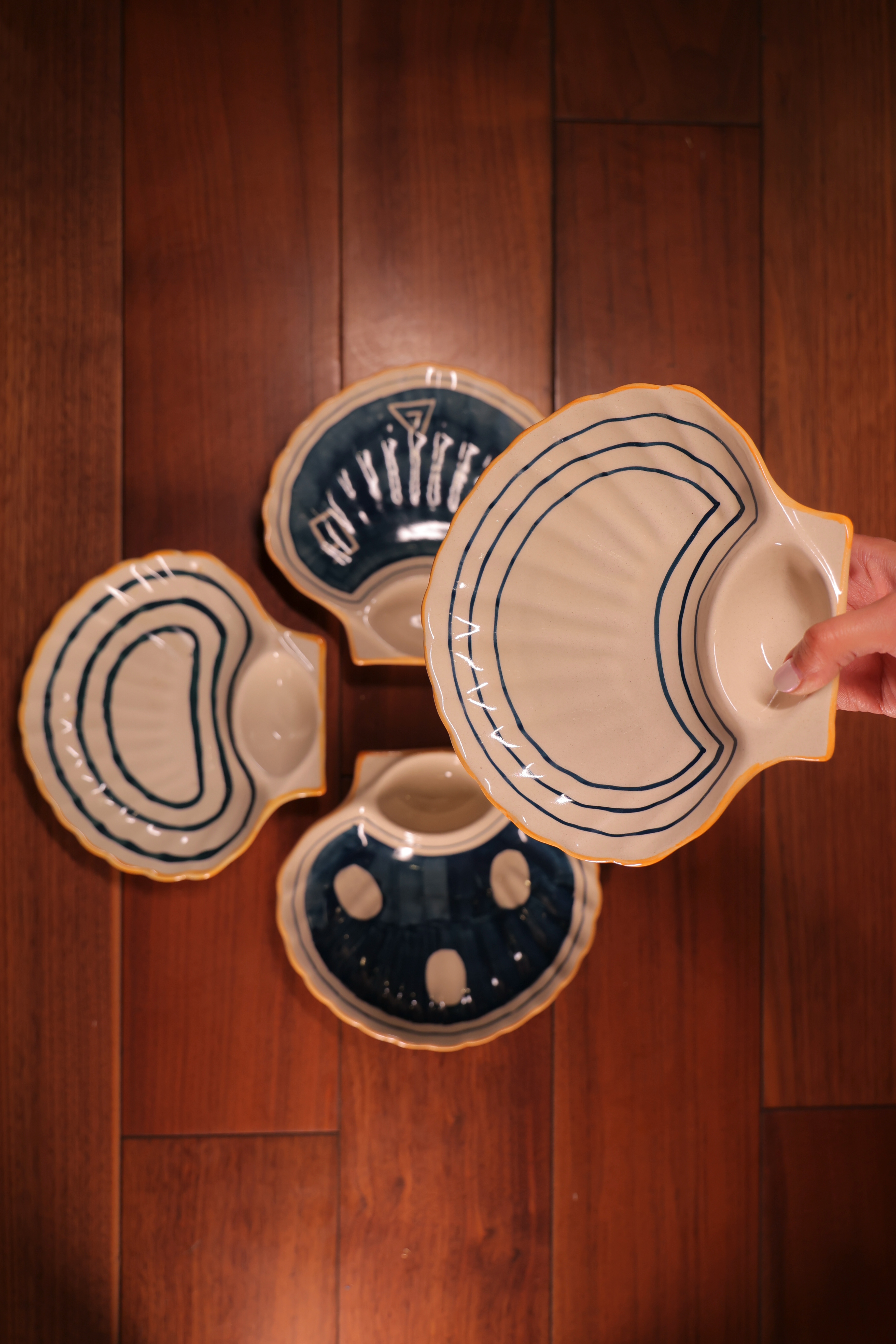 Seashell Serving Platters - Set of 4 | Serveware - alternate view