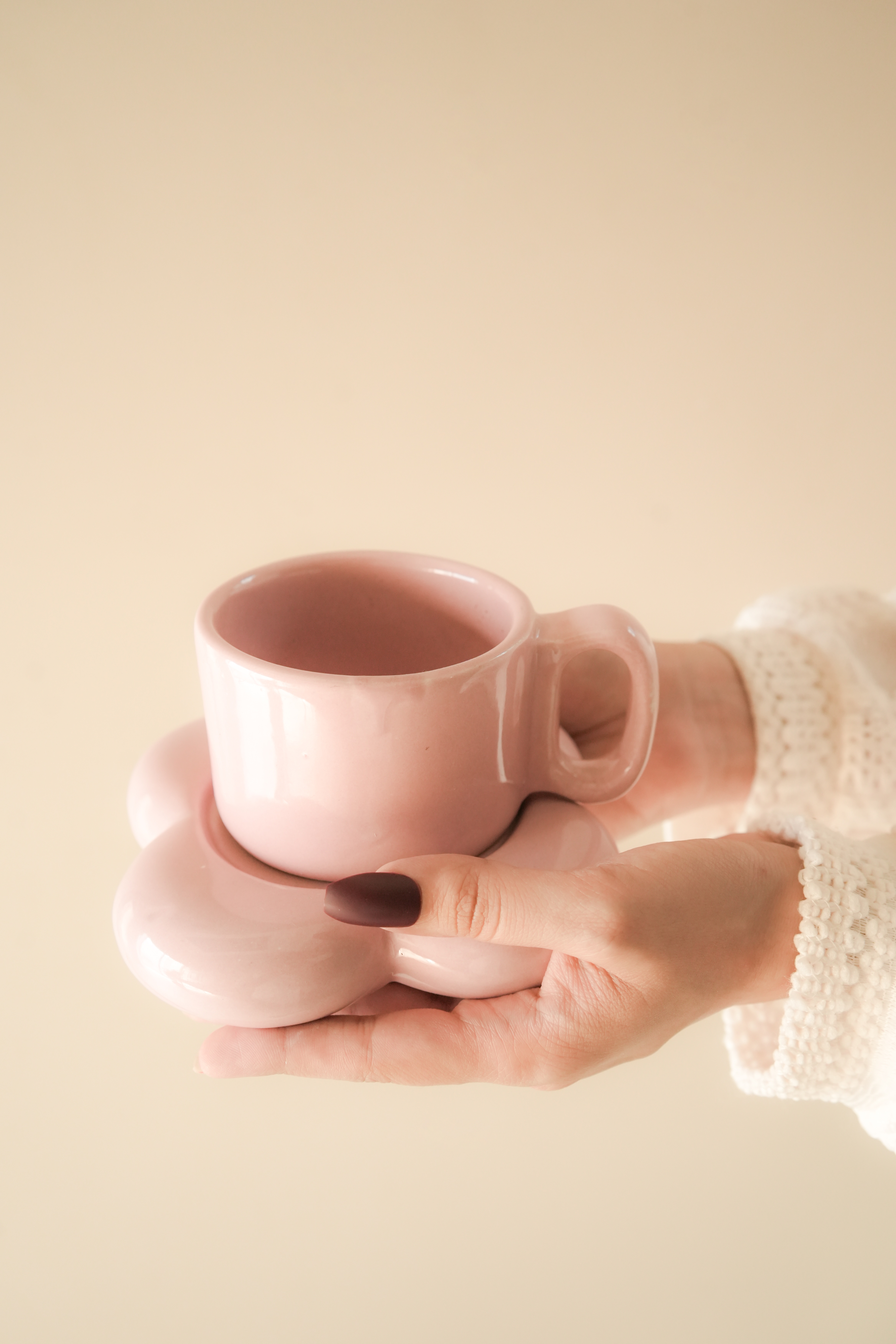 Bubble Handmade Cup & Saucer