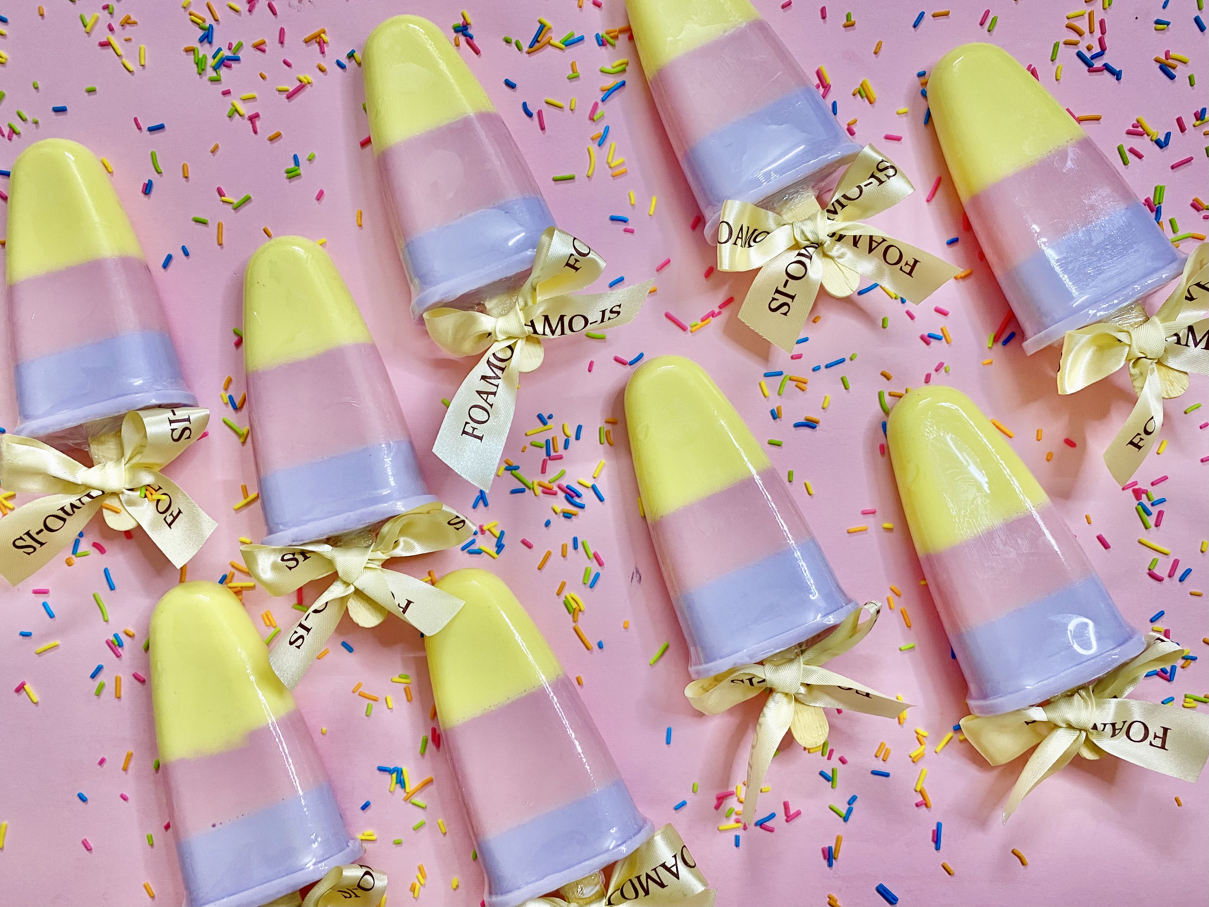 Summer Fling Popsicle Lavender Soap Bar | Handmade (Single Piece)
