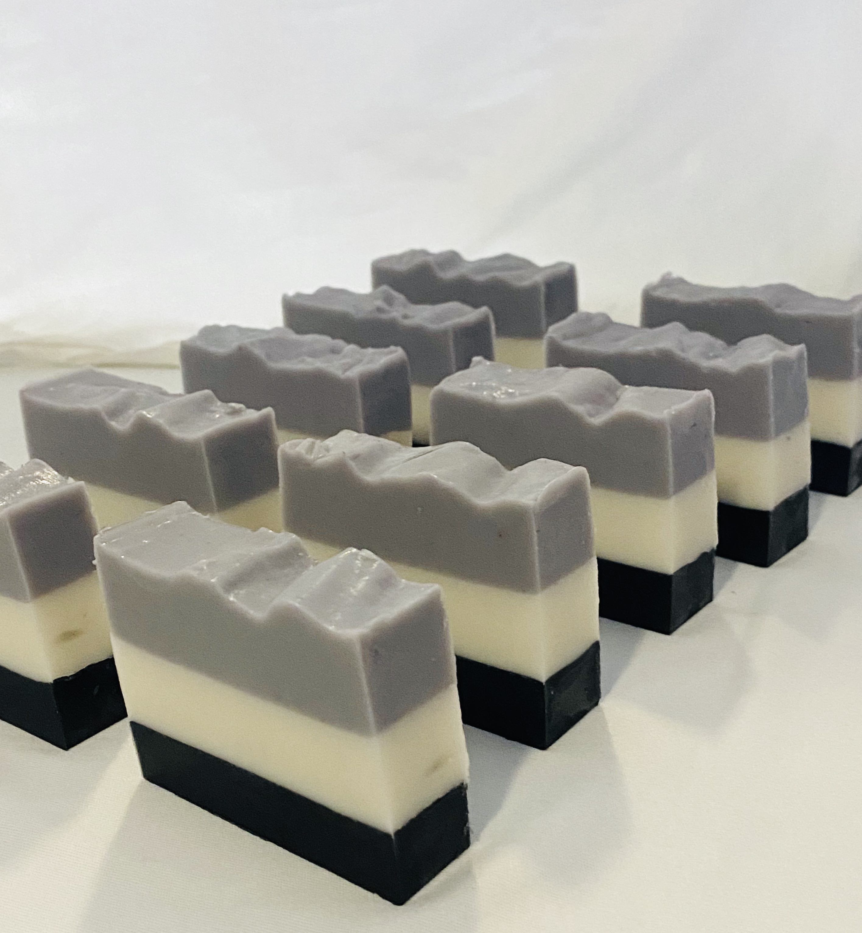 Men In Black | Aqua Soap Bar | Handmade (Single Piece)