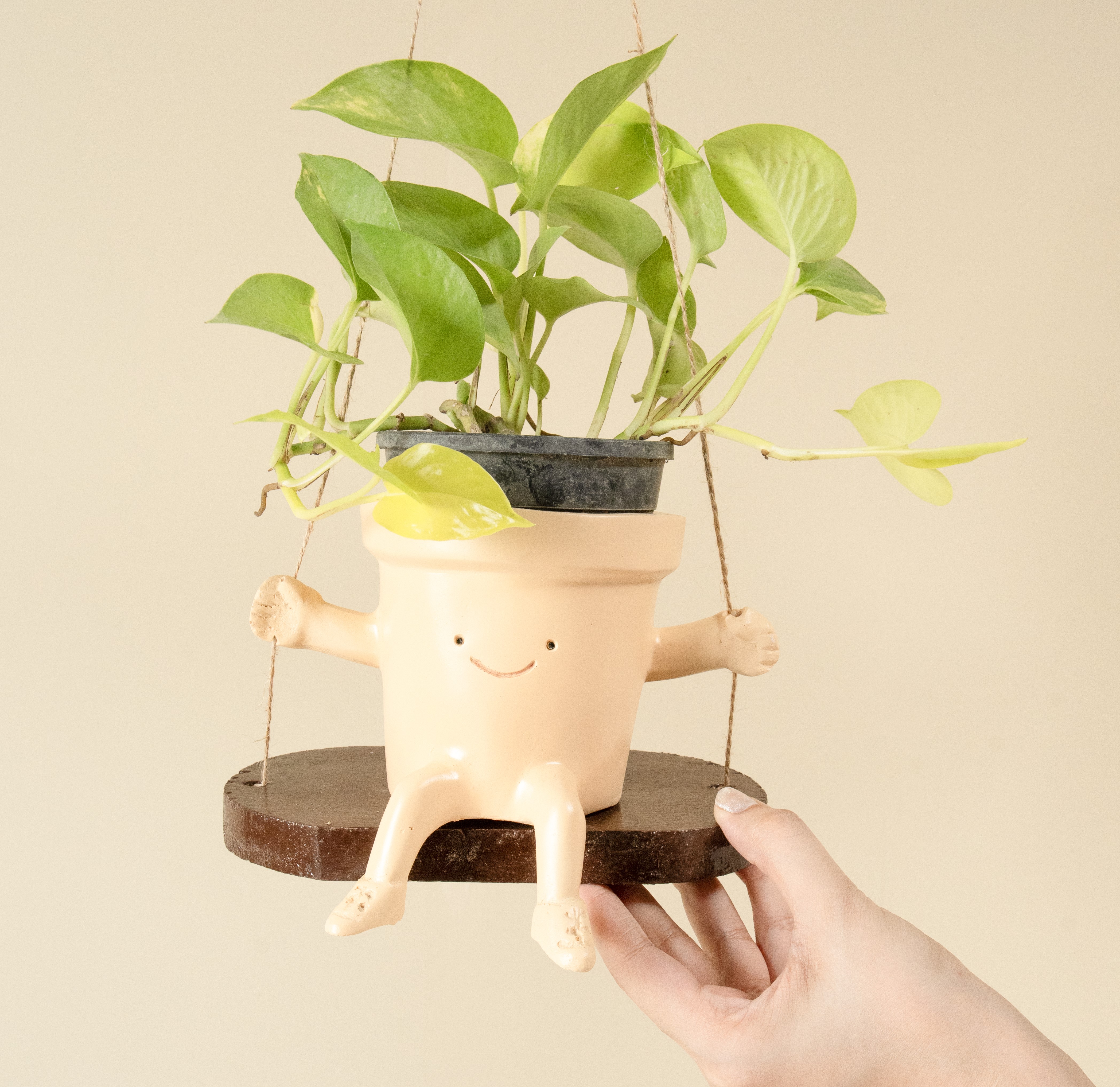 Pinterest Happy Swing Planter