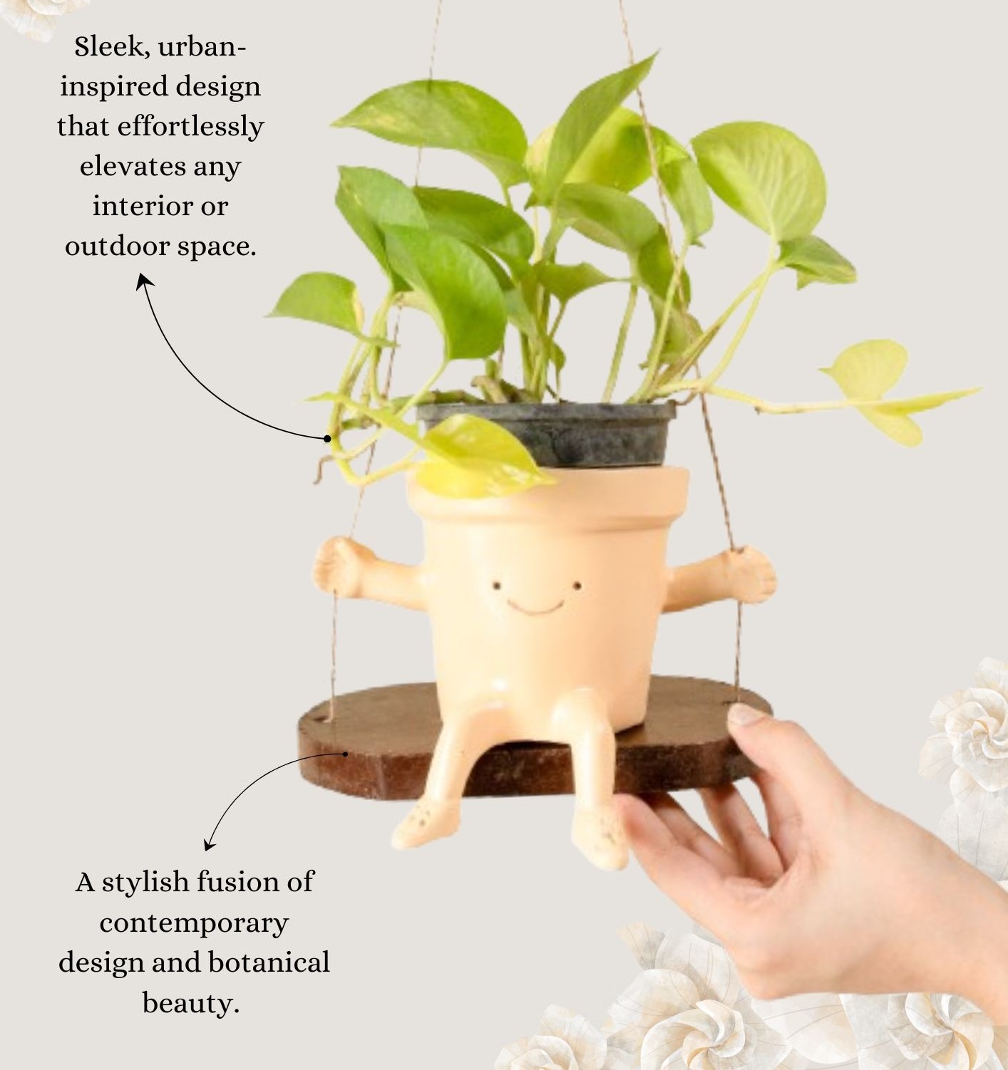 Pinterest Happy Swing Planter thumbnail 3