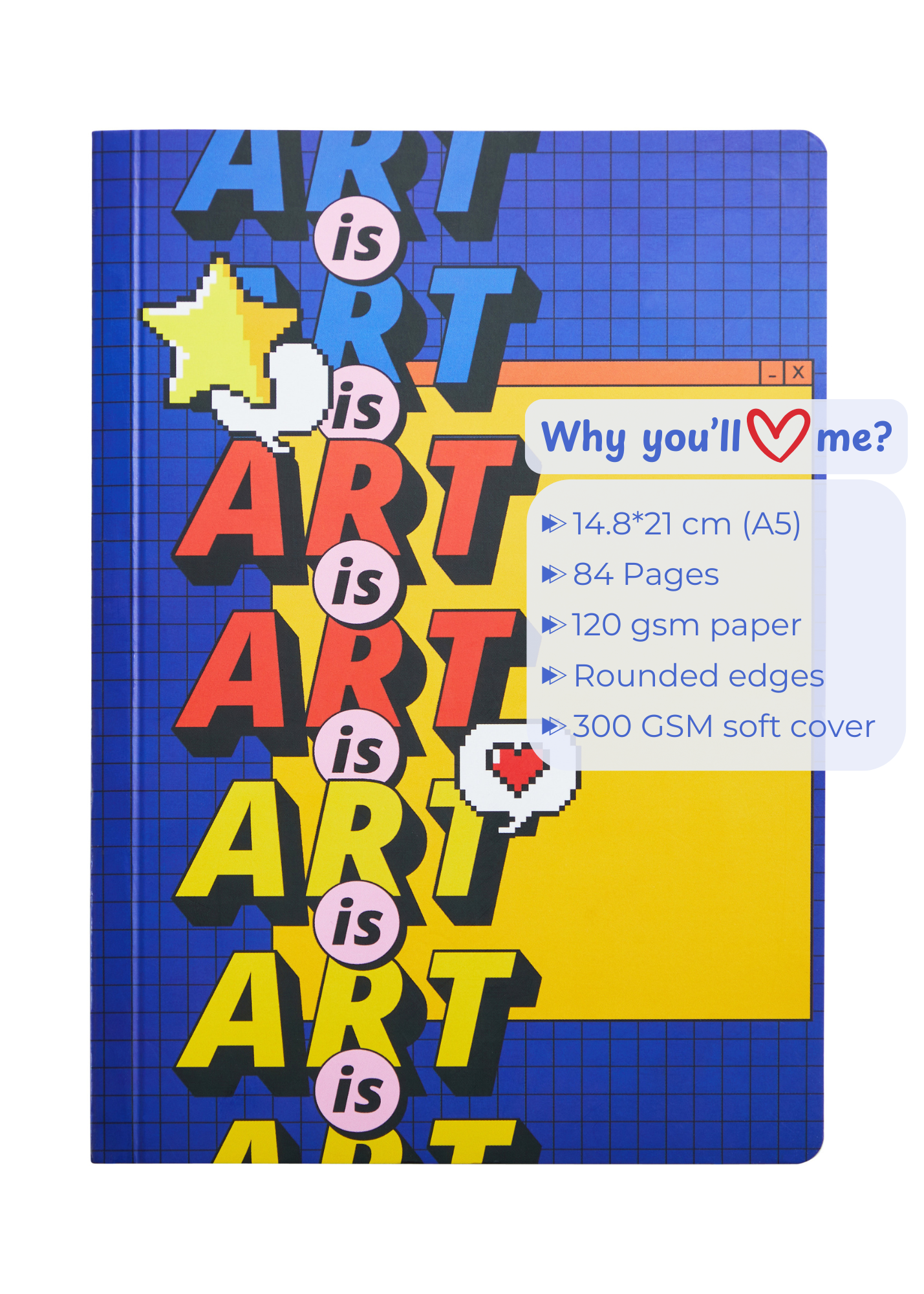 Art is Art Notebook | A5 Size | 84 Pages thumbnail 3