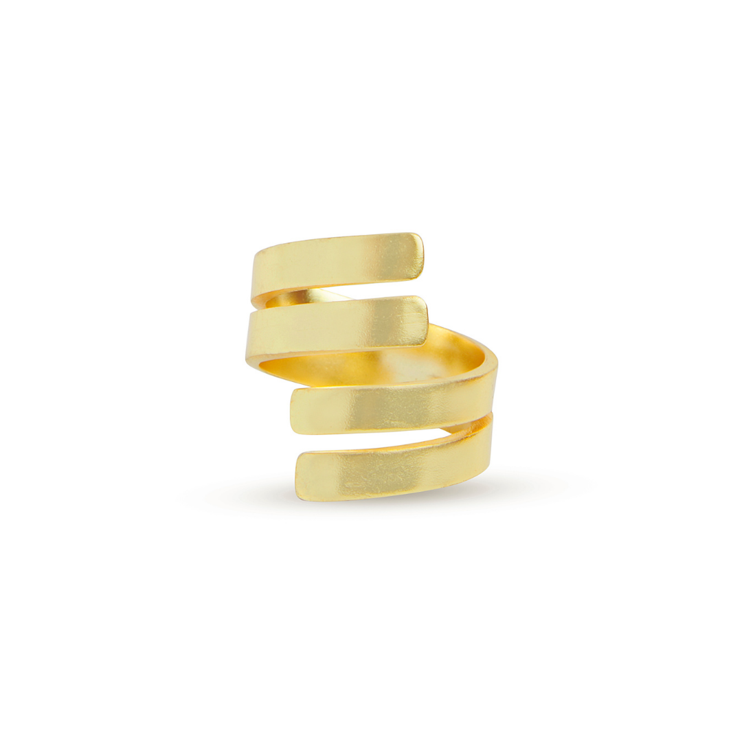 Trudy Wrap Ring | 18k Gold Plated thumbnail 2