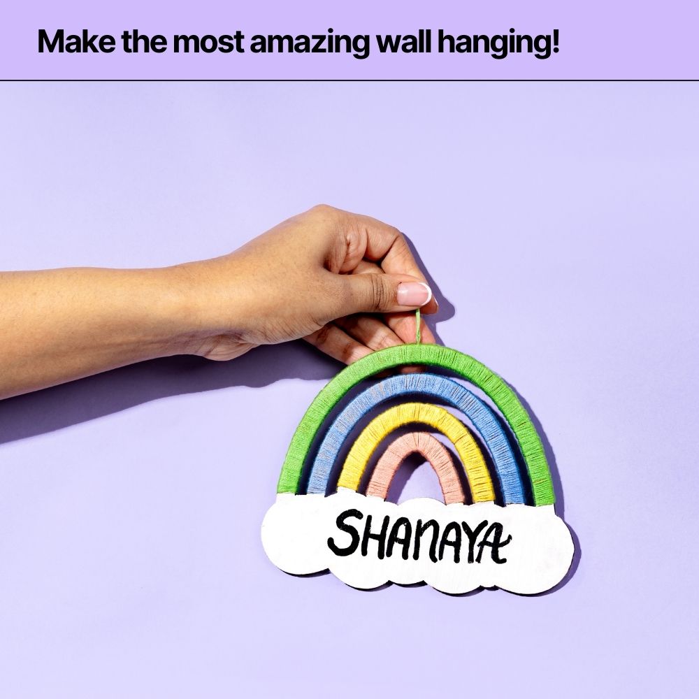 DIY Rainbow Wall Hanging Kit thumbnail 3