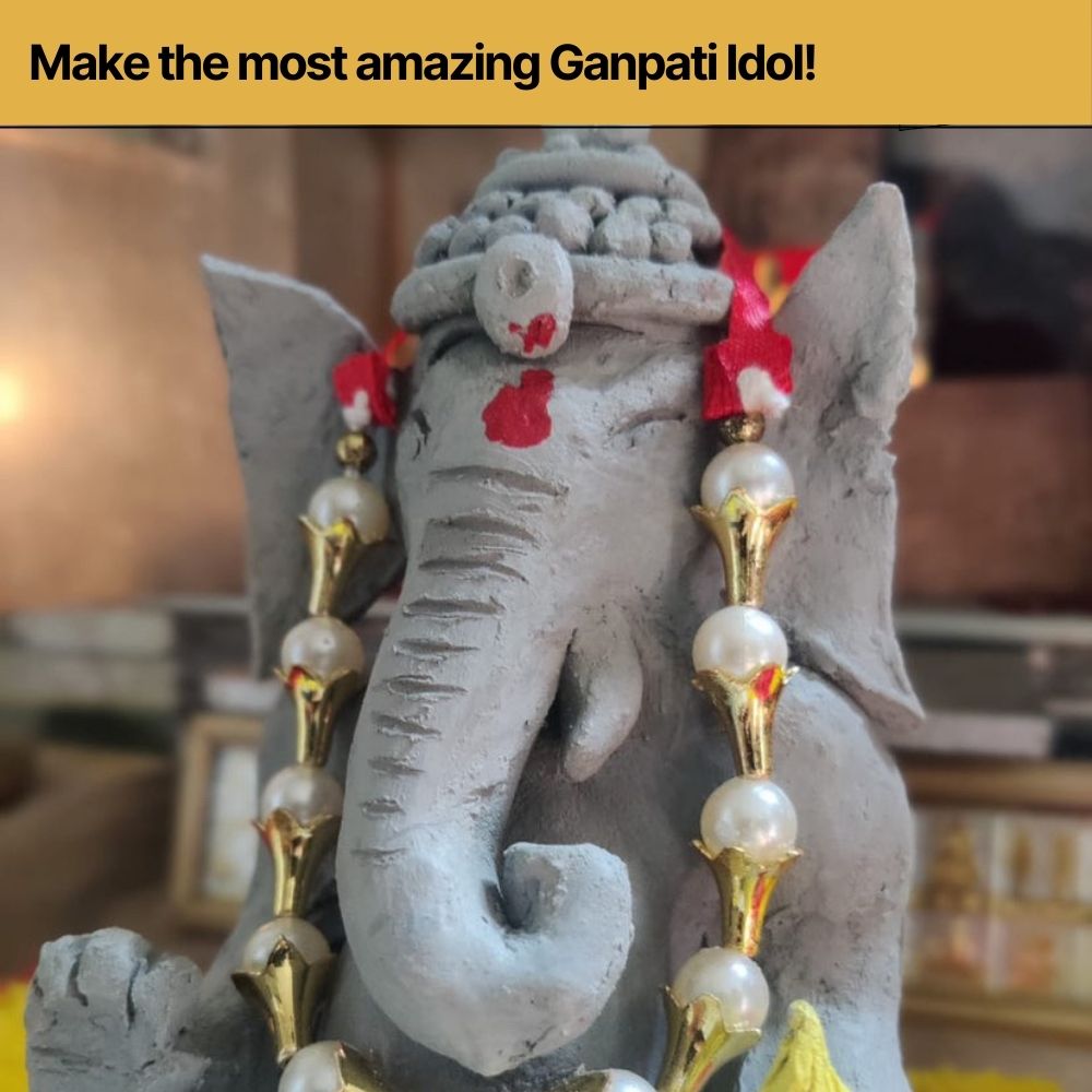 DIY Shadu Mati Ganpati Clay Kit thumbnail 3