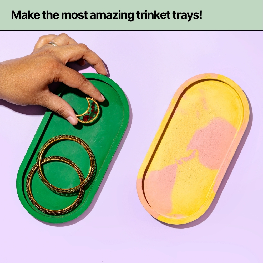 DIY Cement Trinket Tray Kit thumbnail 3